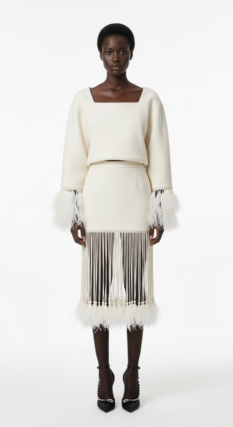 SWEATSHIRT AND MIDI SKIRT