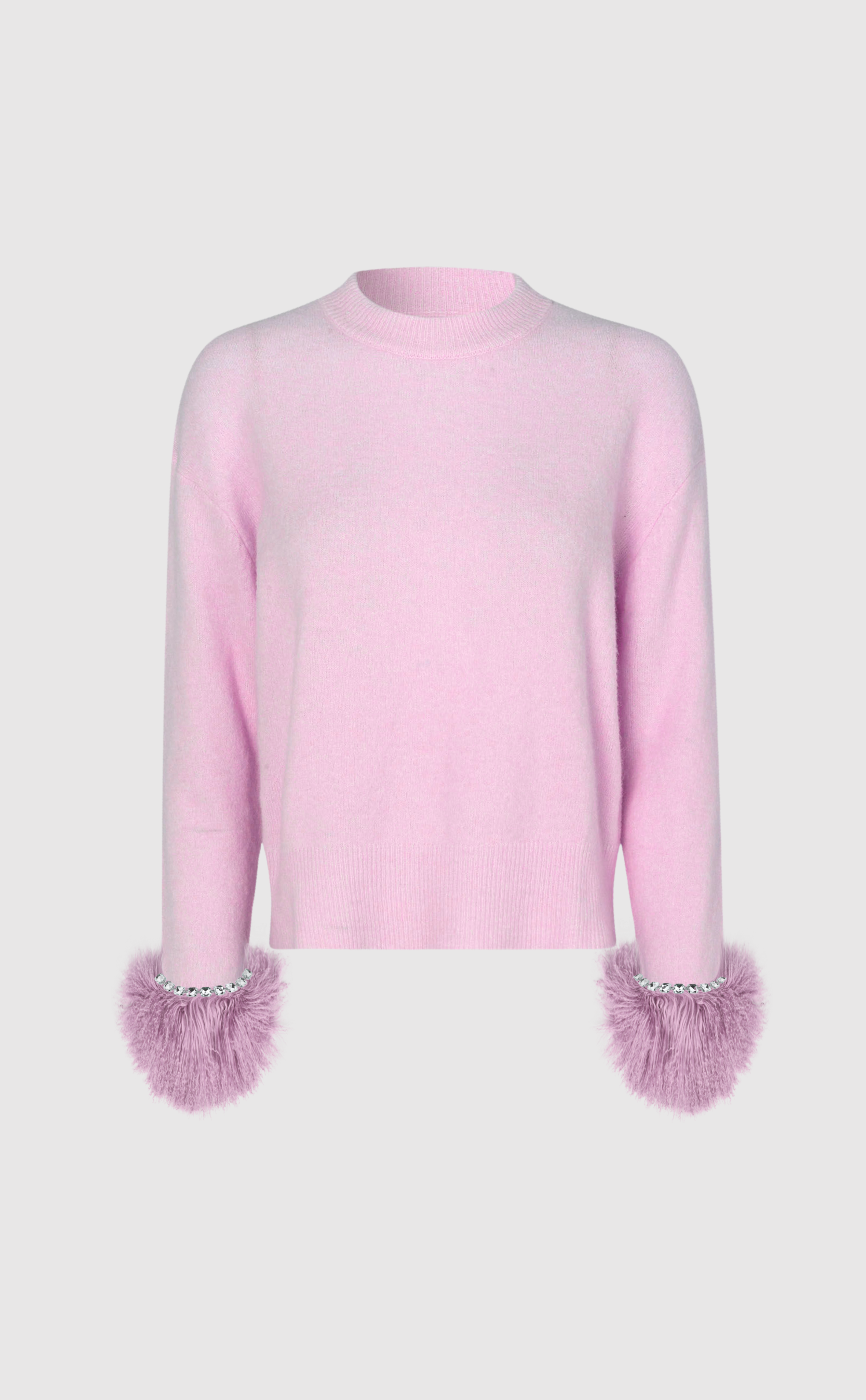 Gigi long sleeve sweater in pink