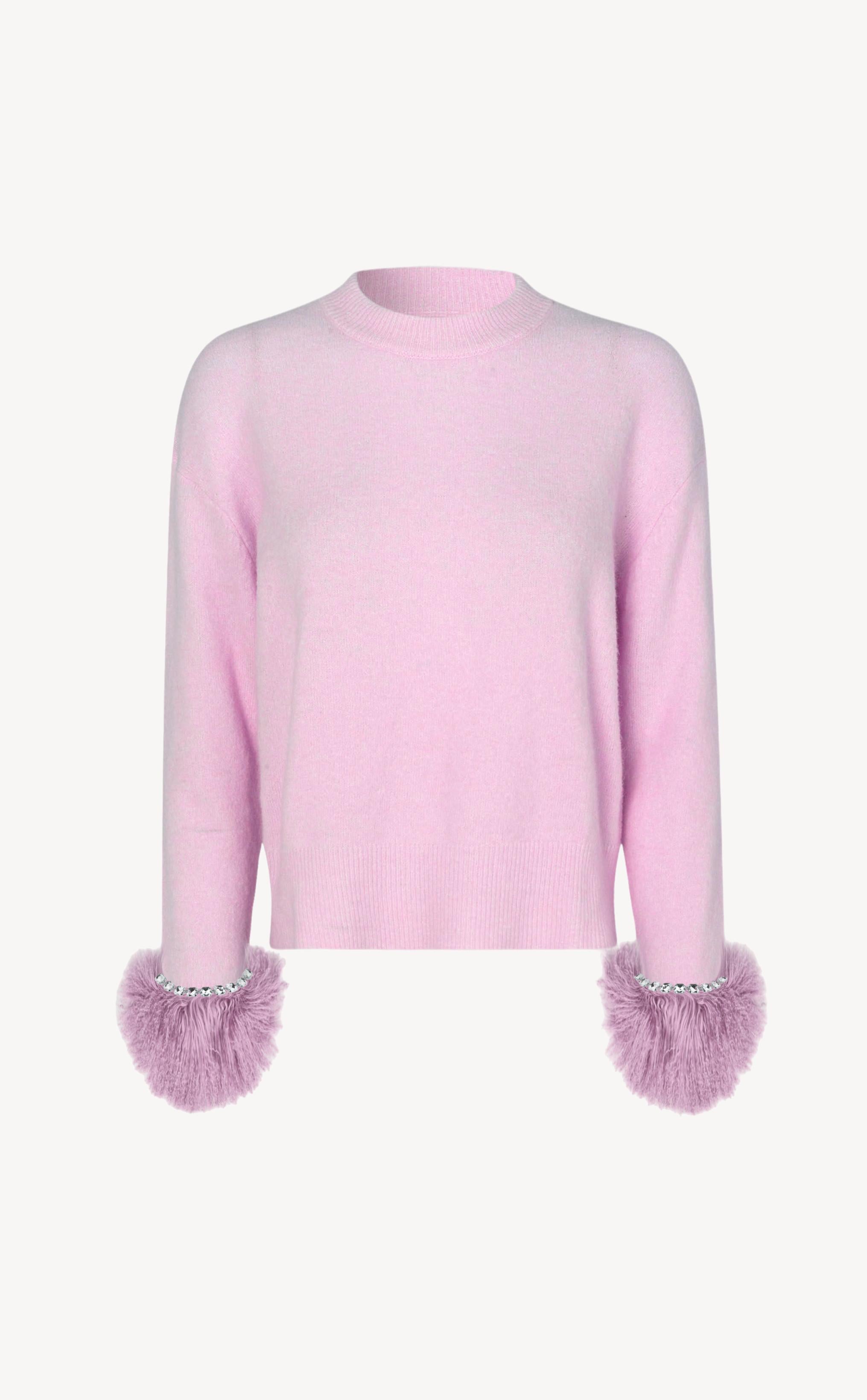 Gigi long sleeve sweater in pink