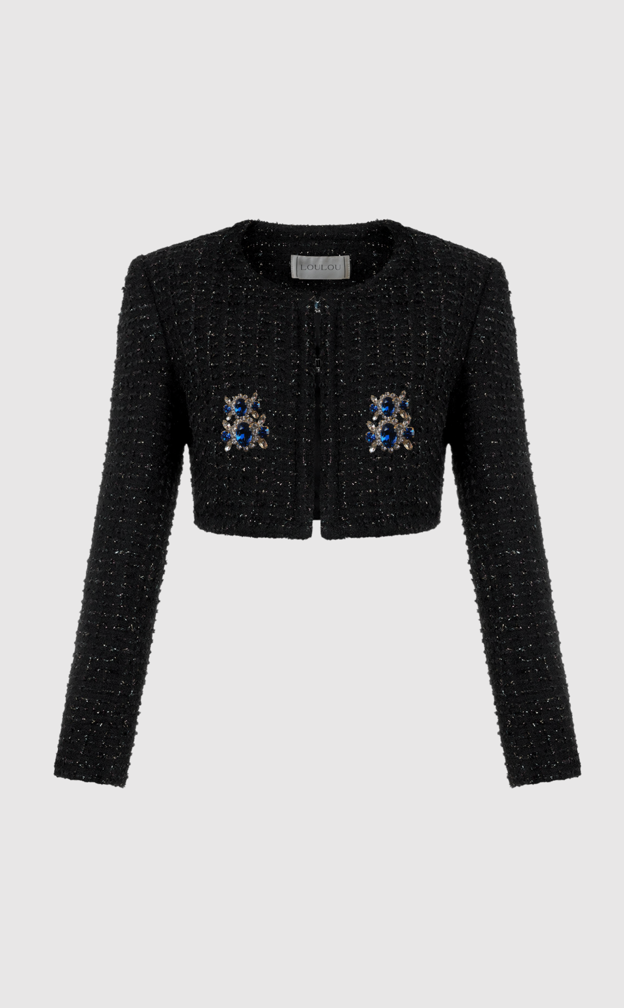 Now, Voyager lurex tweed blazer