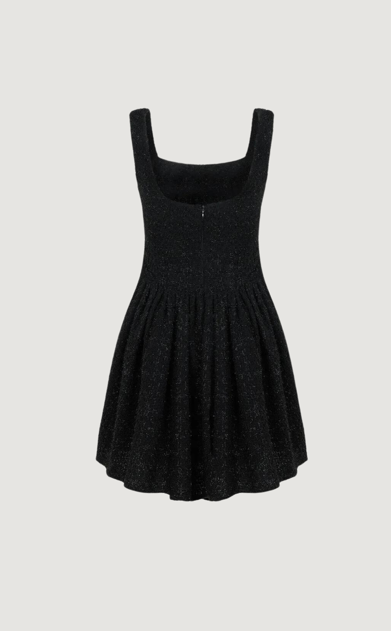 Dreamgirls tweed dress in black
