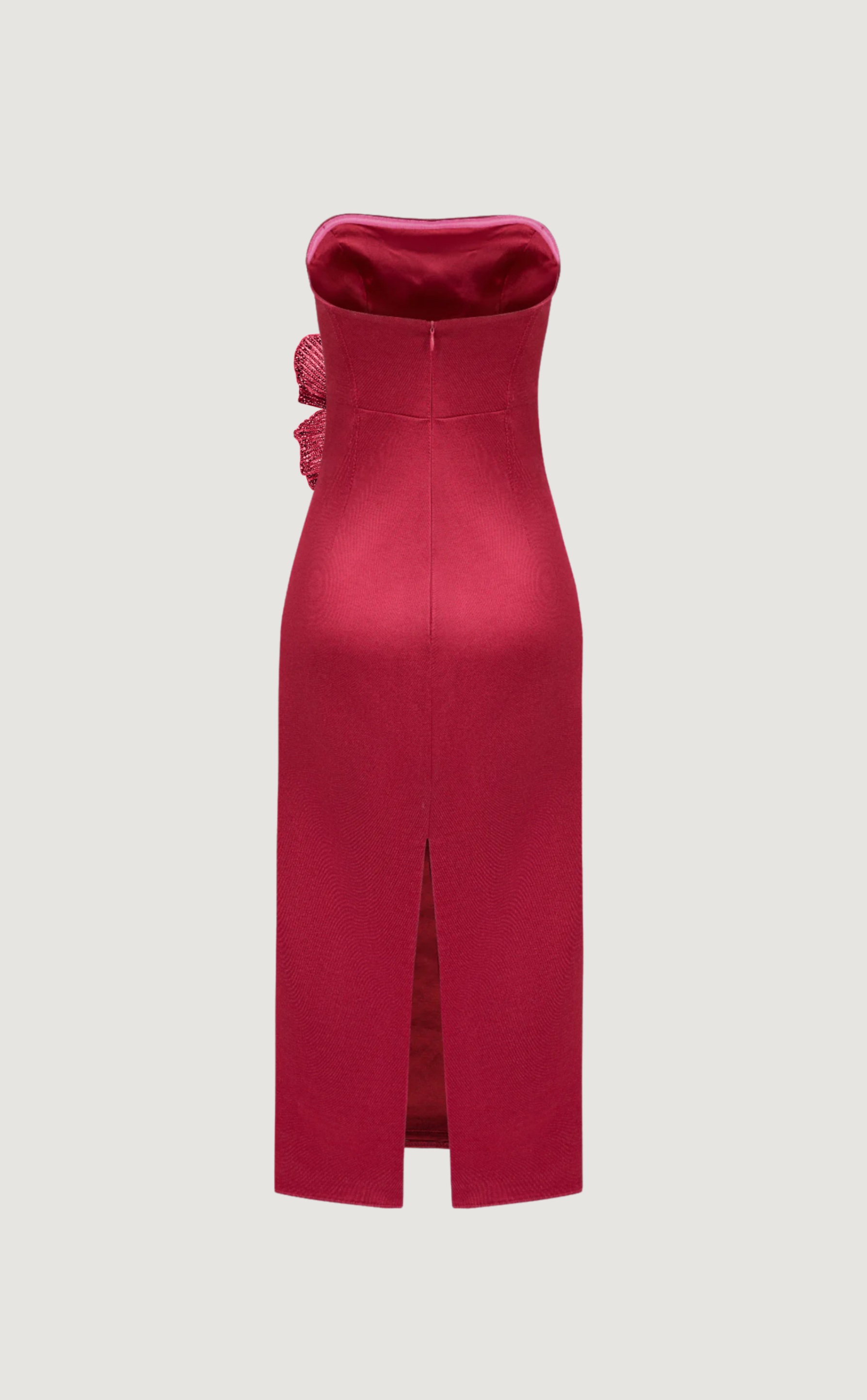 Breakfast at Tiffany’s dress in red