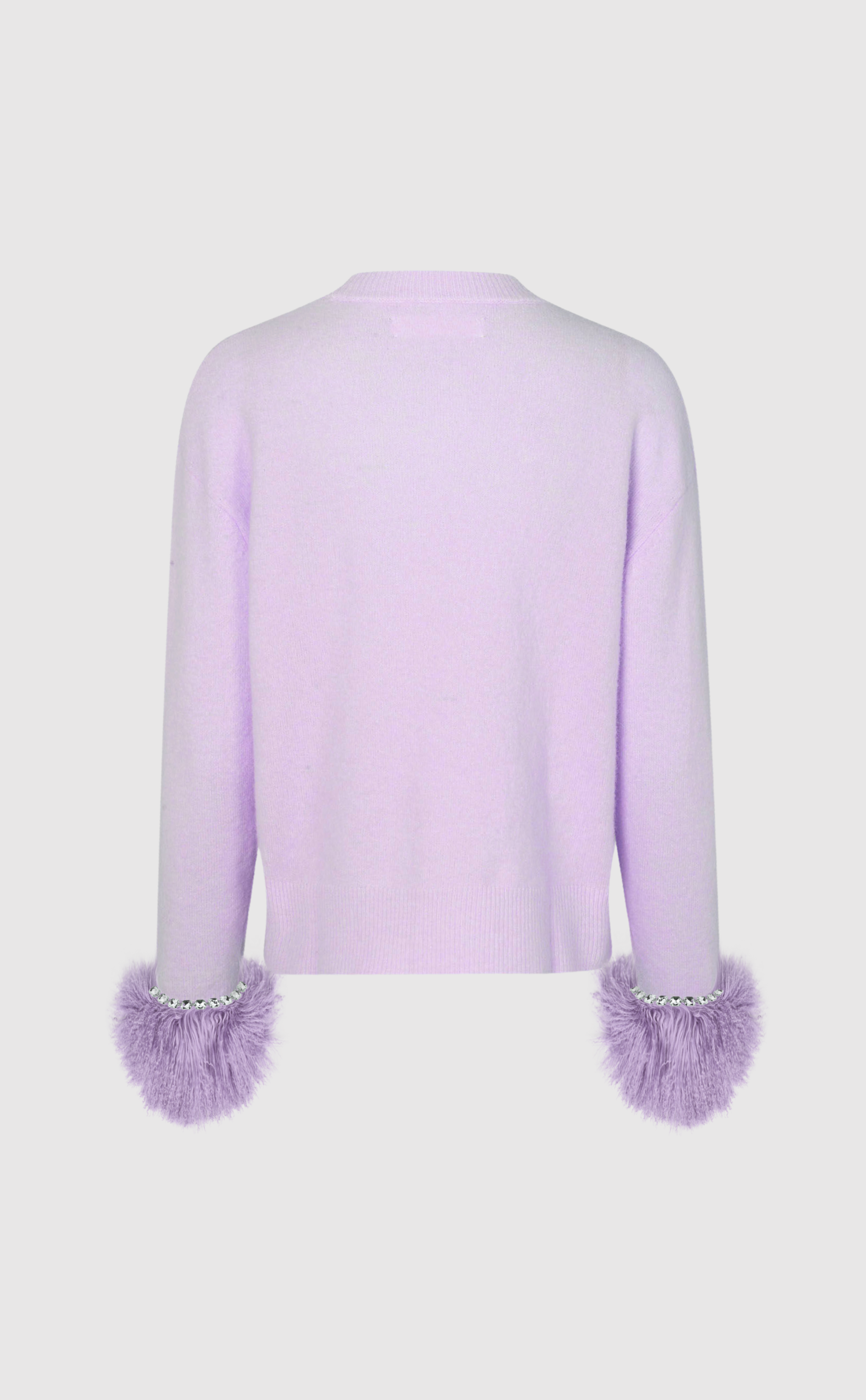 Gigi long sleeve sweater in lilac