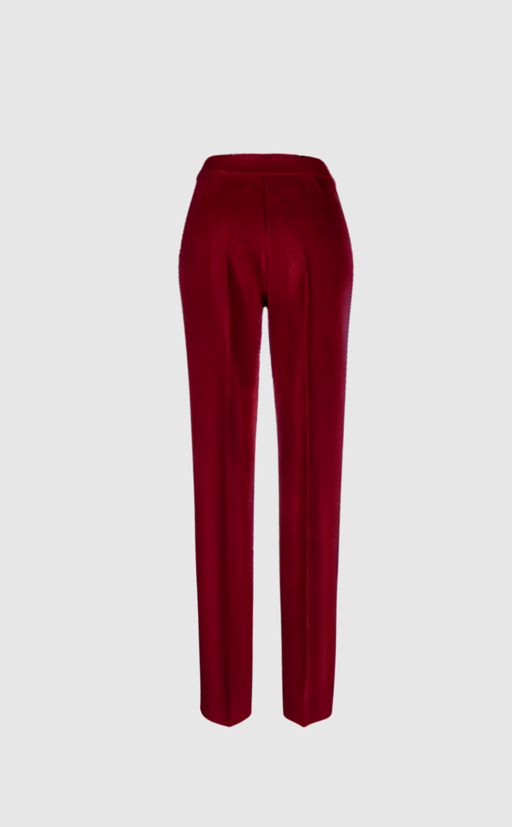 Shanghai Express Straight-Fit Velvet Trousers