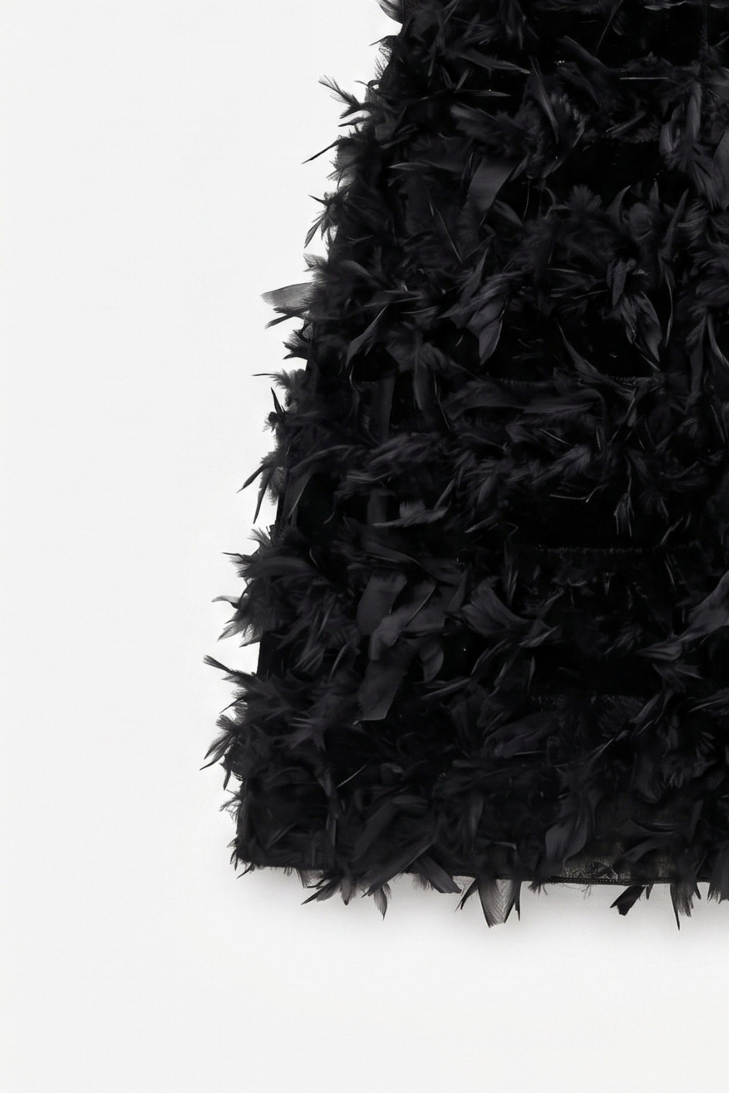LOULOU Feathered Mini Dress - photo 6