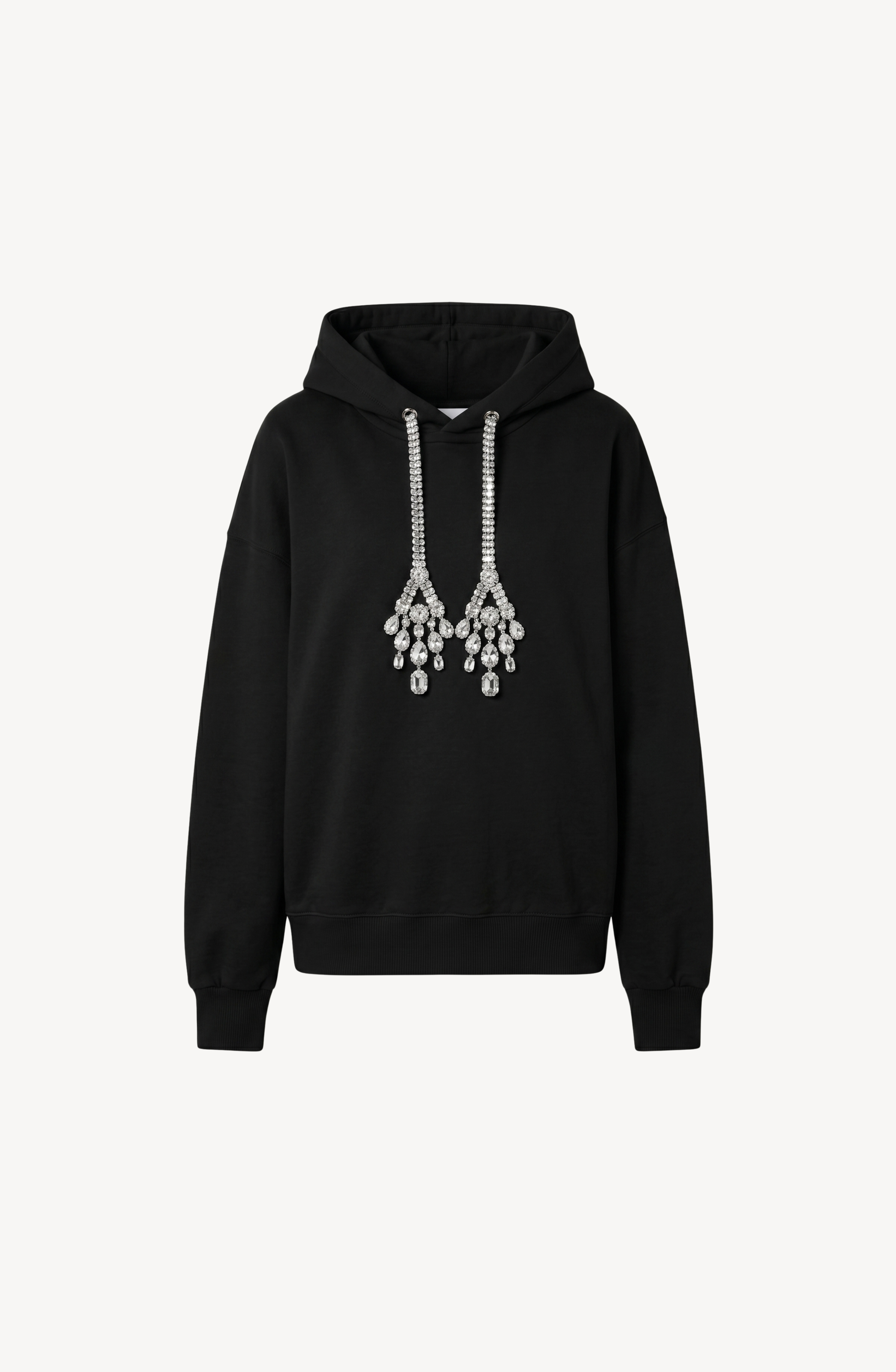 LOULOU Crystal Drawstring Hoodie - photo 1