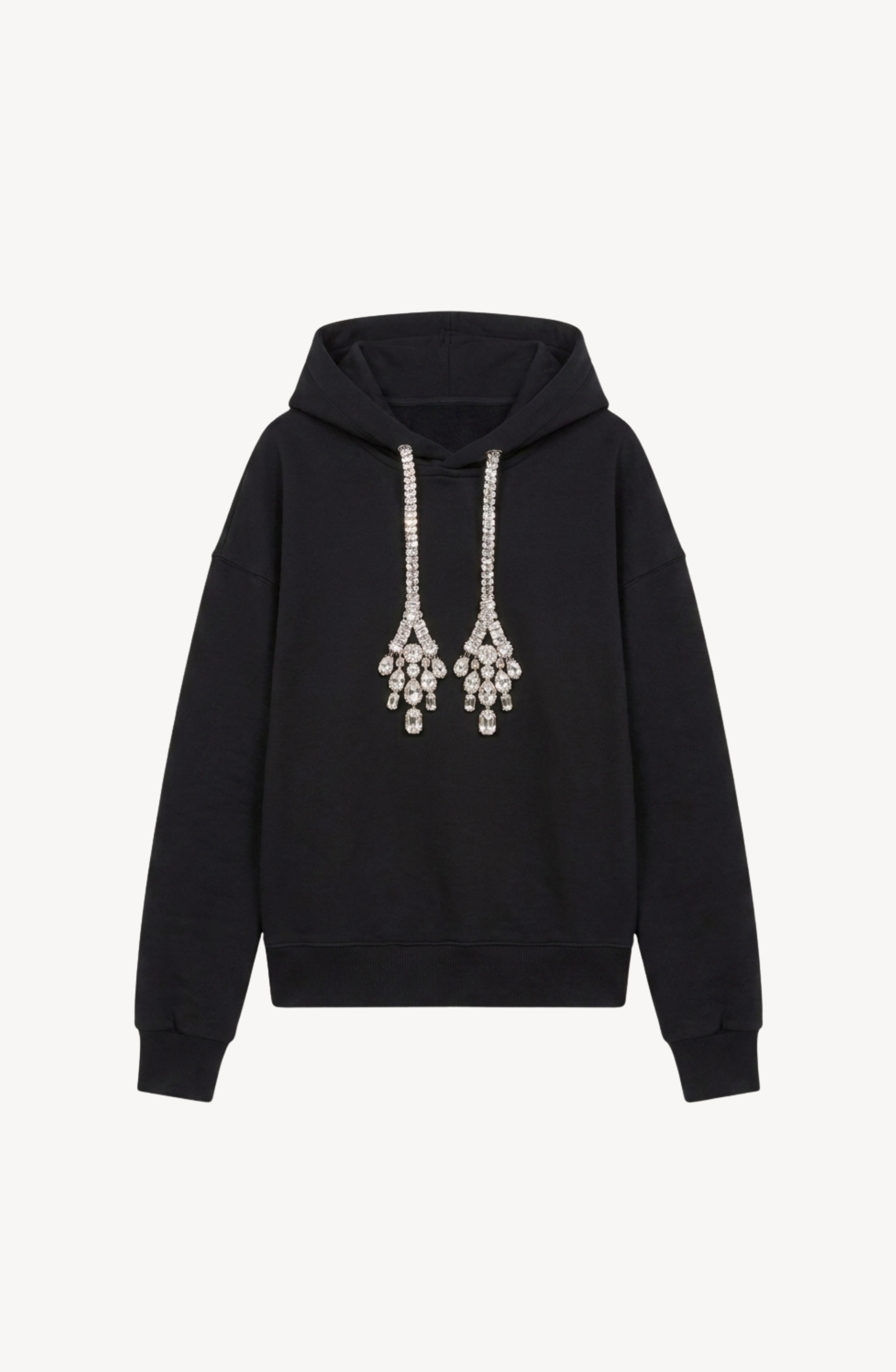 Crystal Drawstring Hoodie