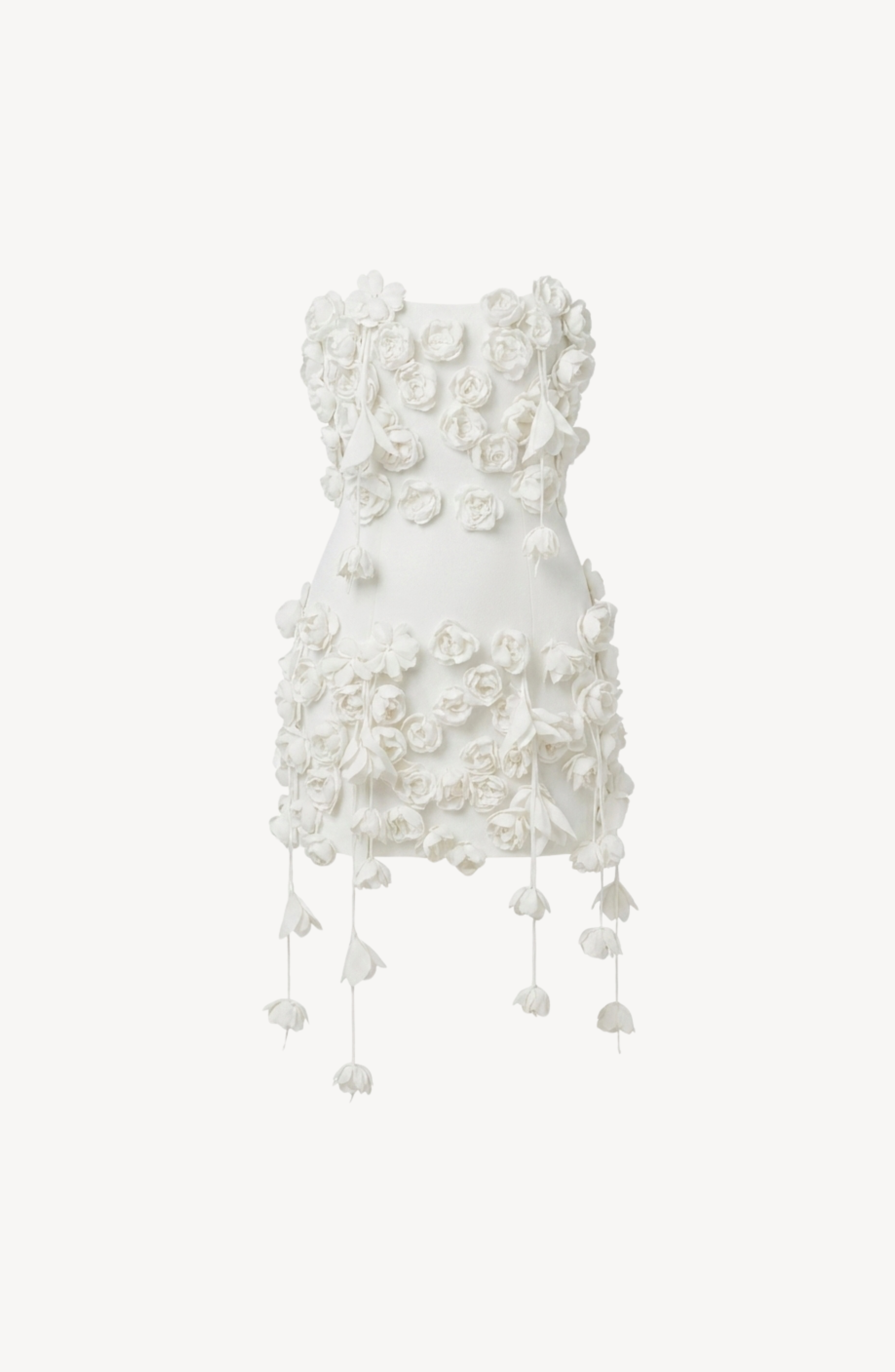 Ivory Rose Mini Dress | LOULOU.