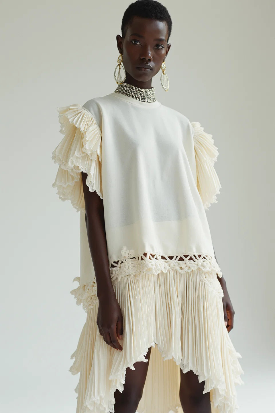 PLEATED DRESS