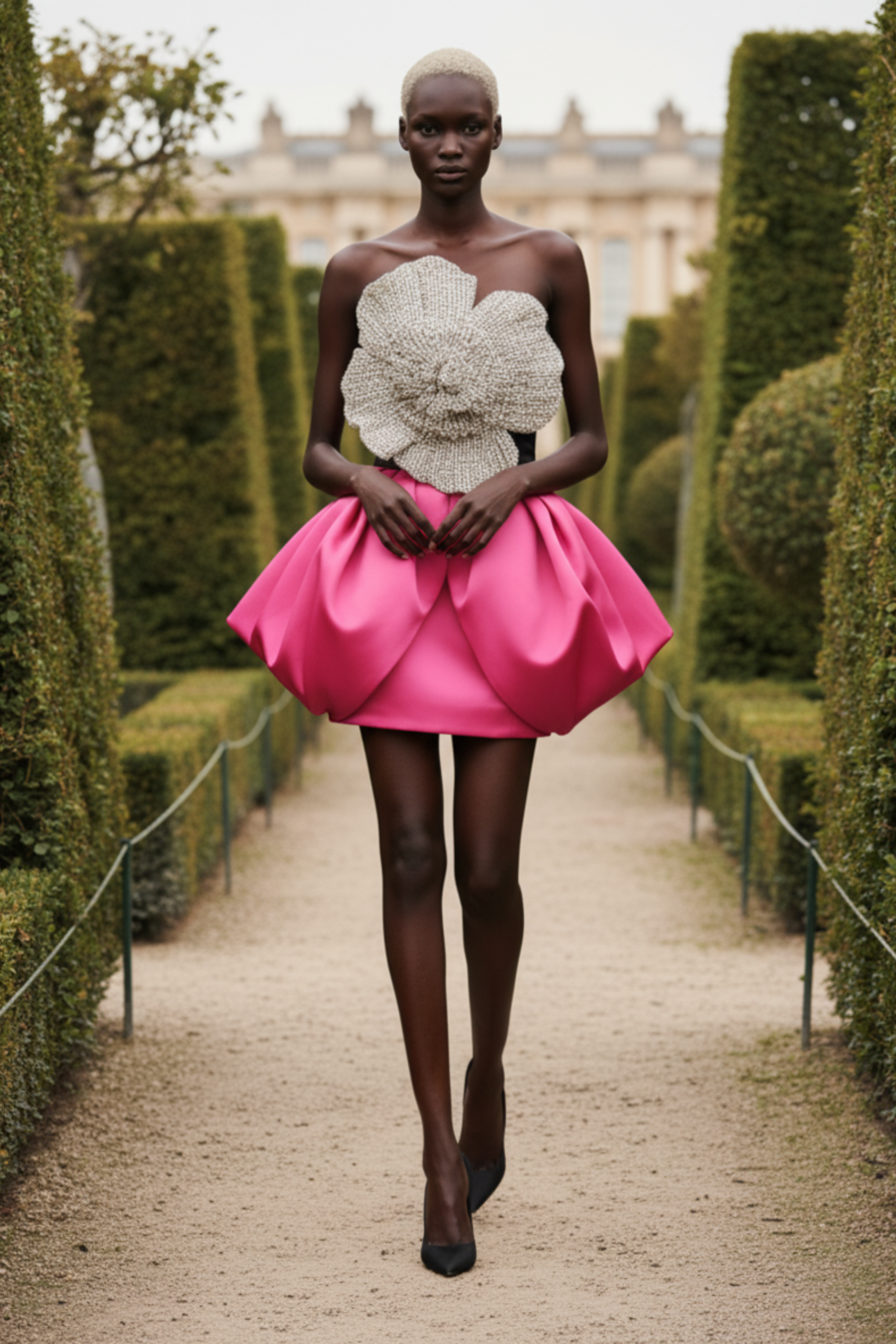 CRYSTAL ORCHID MINI DRESS