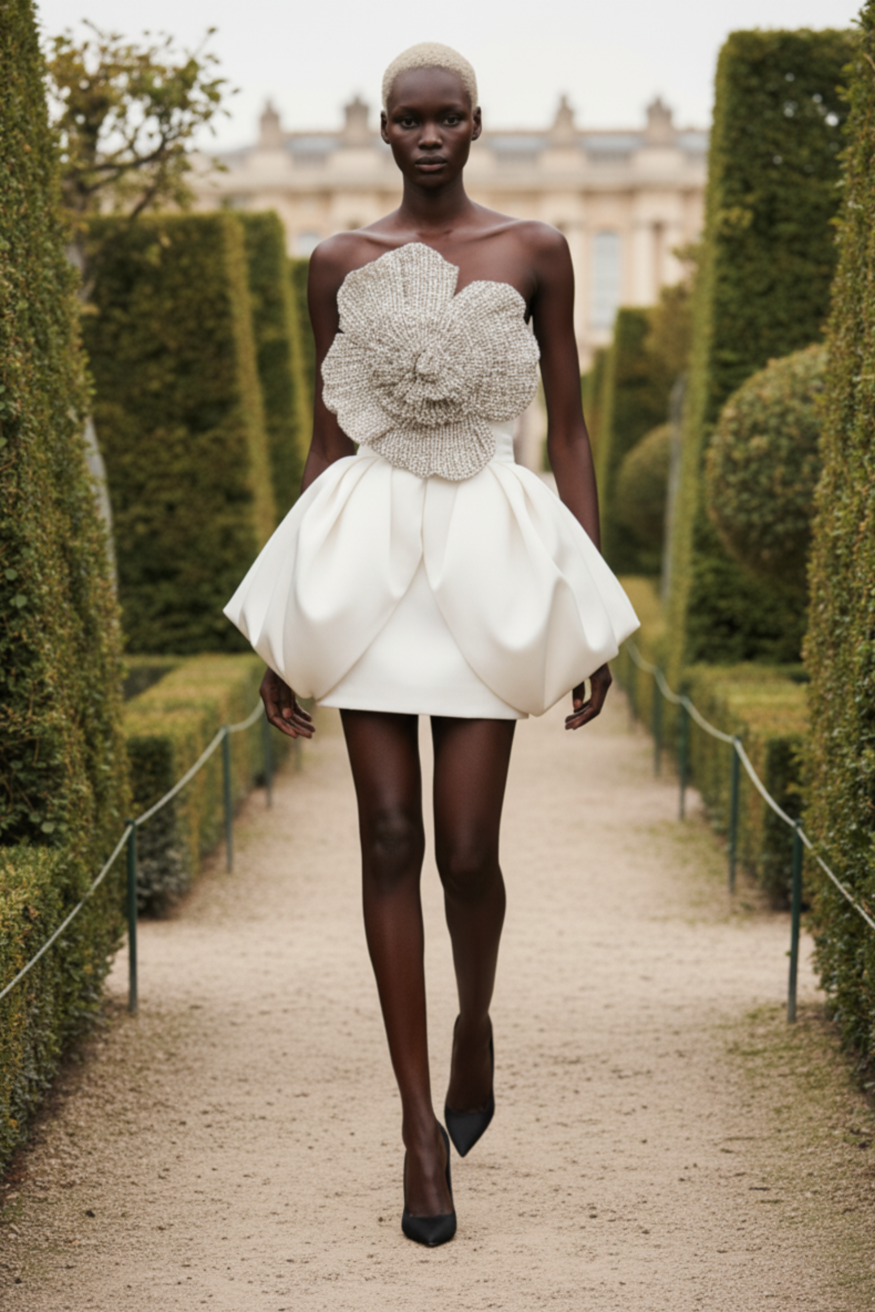CRYSTAL ORCHID MINI DRESS