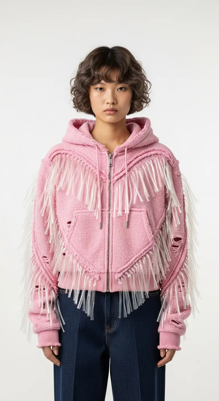 COTTON BOUCLÉ HOODIE