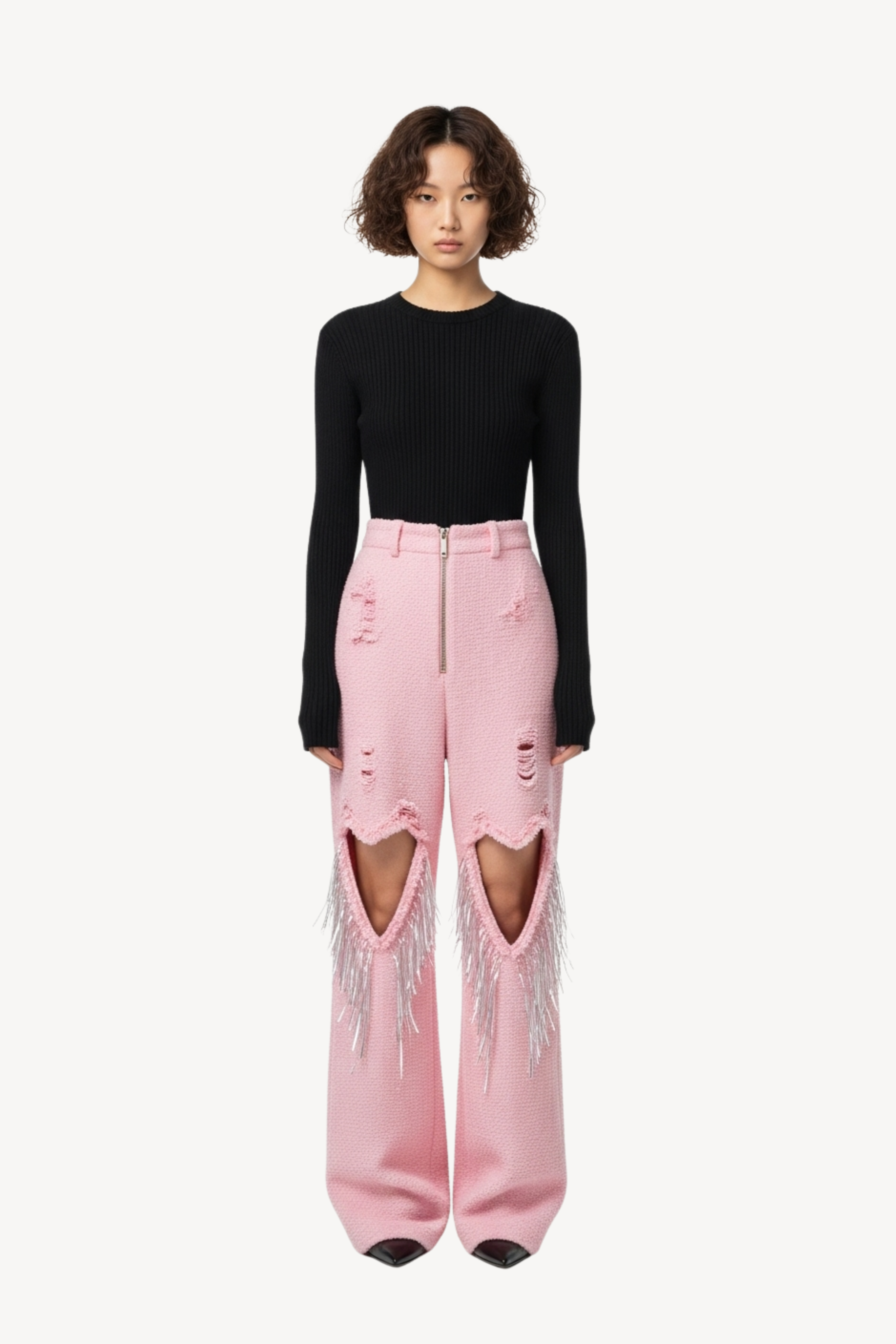 HEART DETAILED TROUSERS
