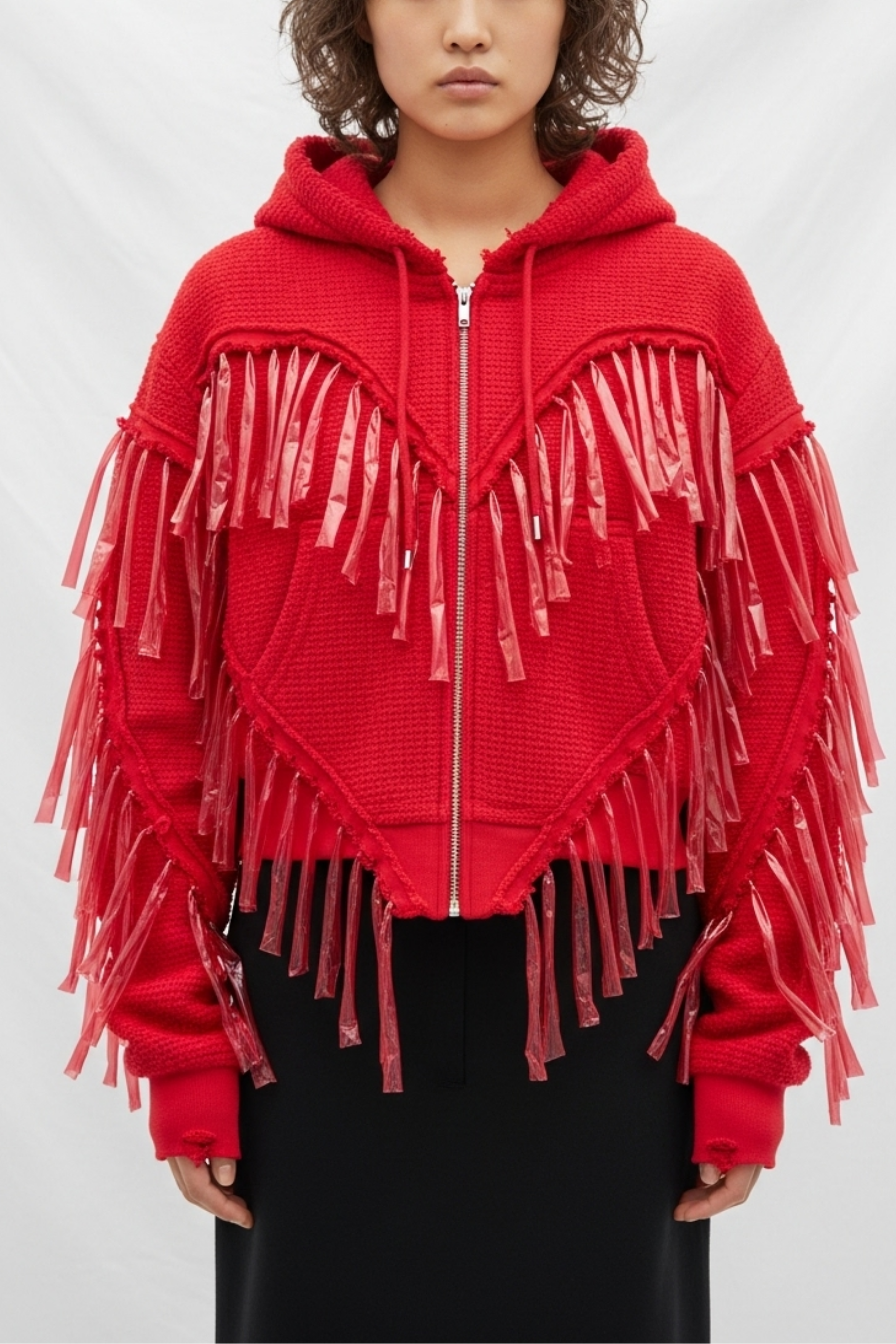FRINGE HOODIE