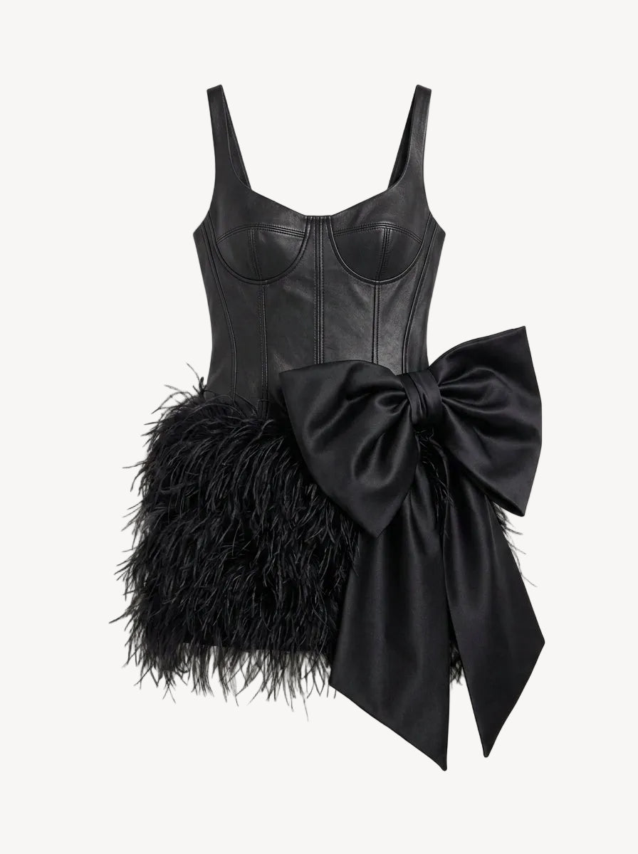 Leather Corset Dress
