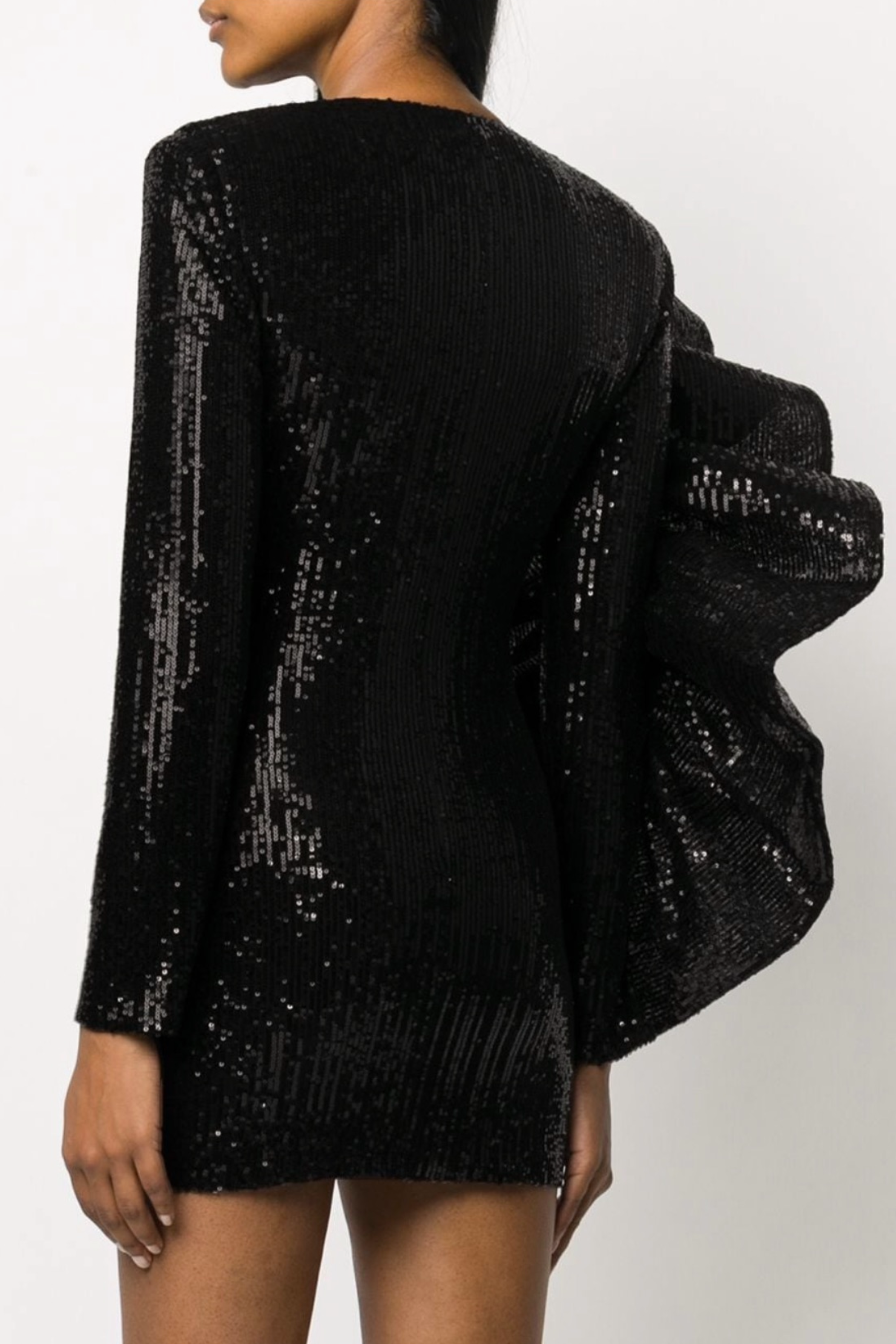 SCULPTED SEQUIN MINI DRESS