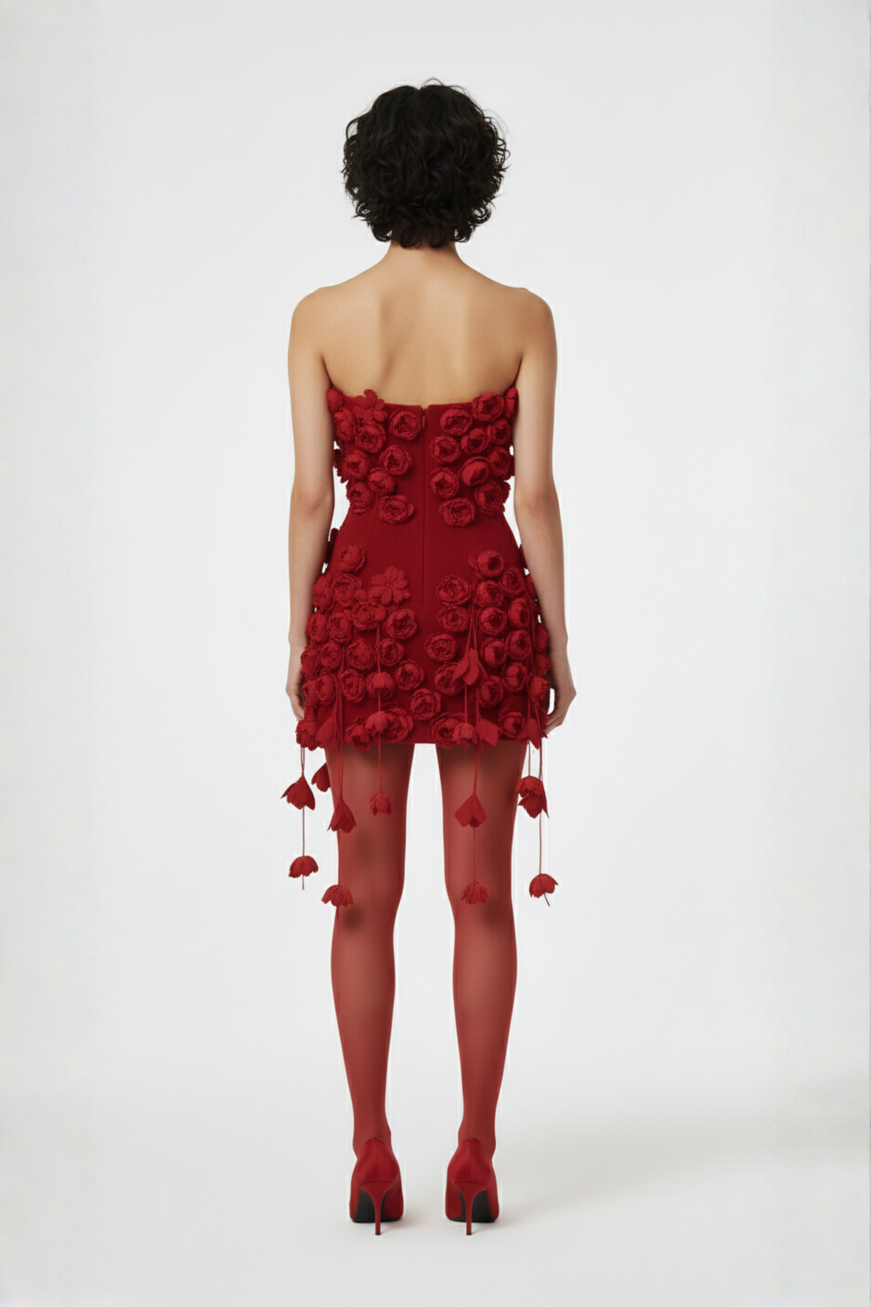 RED ROSE MINI DRESS