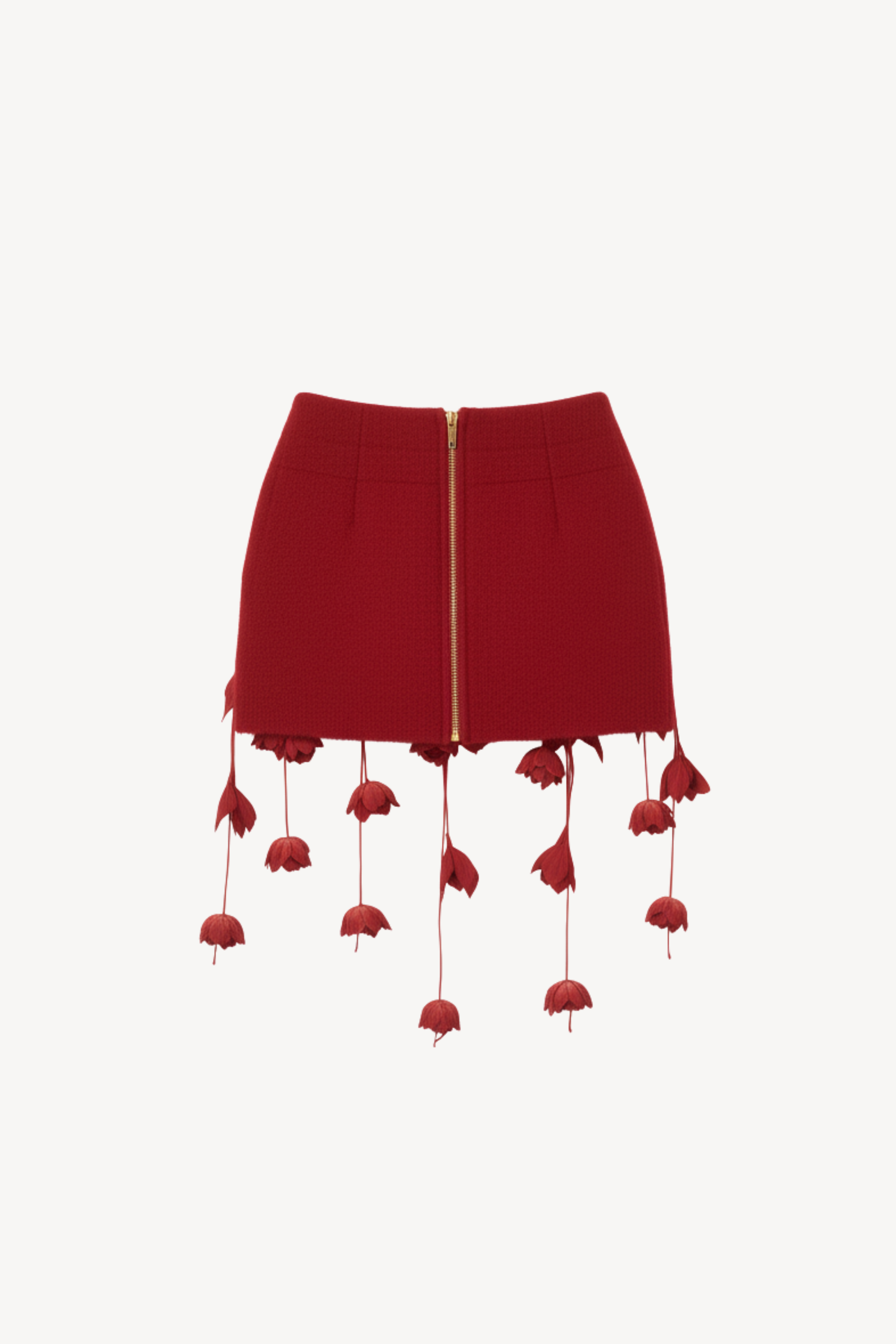 RED BLOOM MINI SKIRT