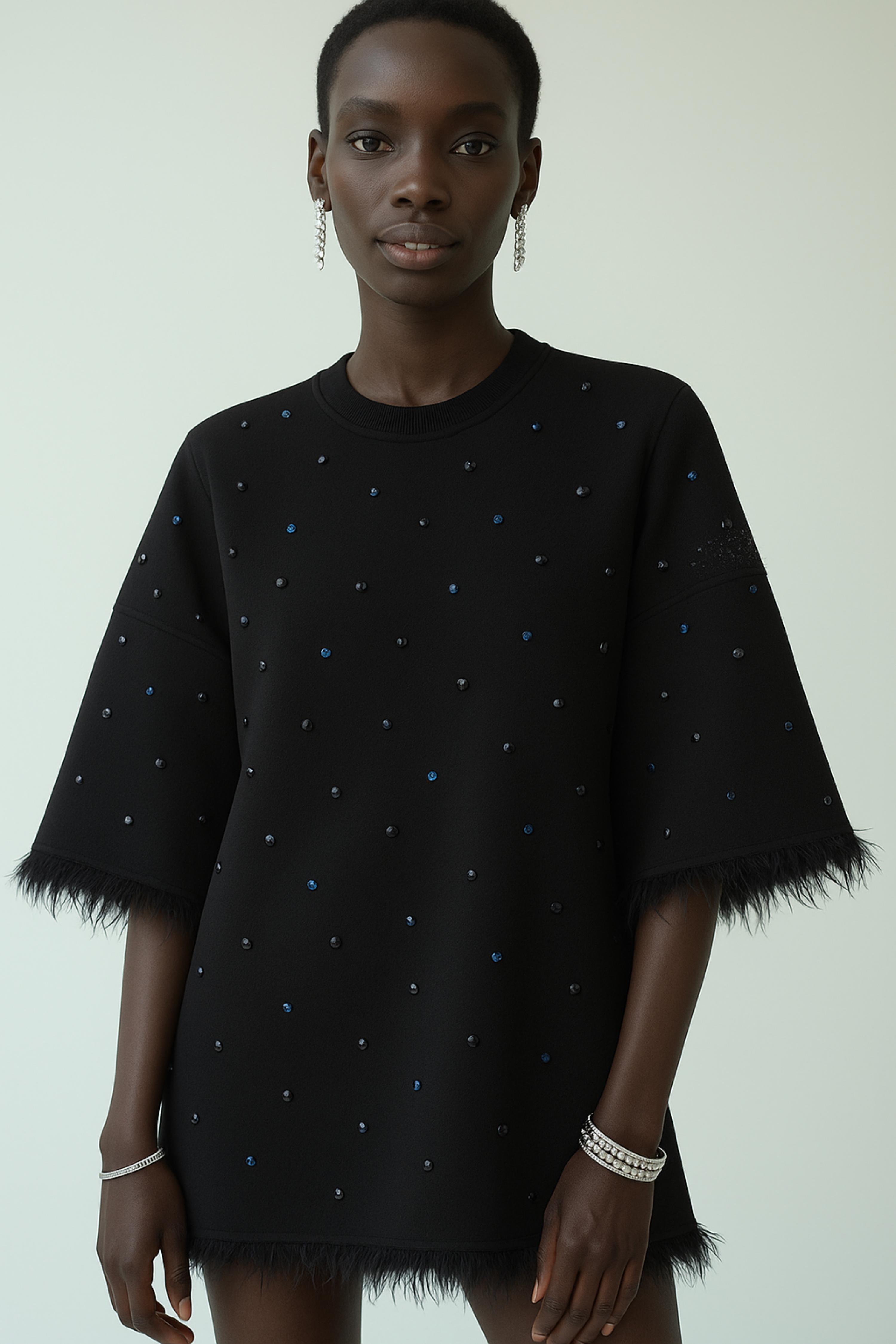 CRÊPE OVERSIZED TEE