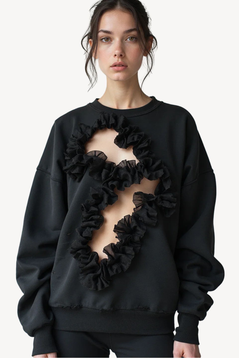 LIAISON CUT-OUT SWEATSHIRT