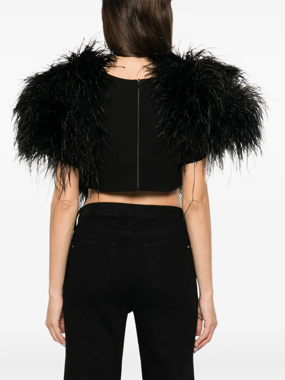 feather-detailing top