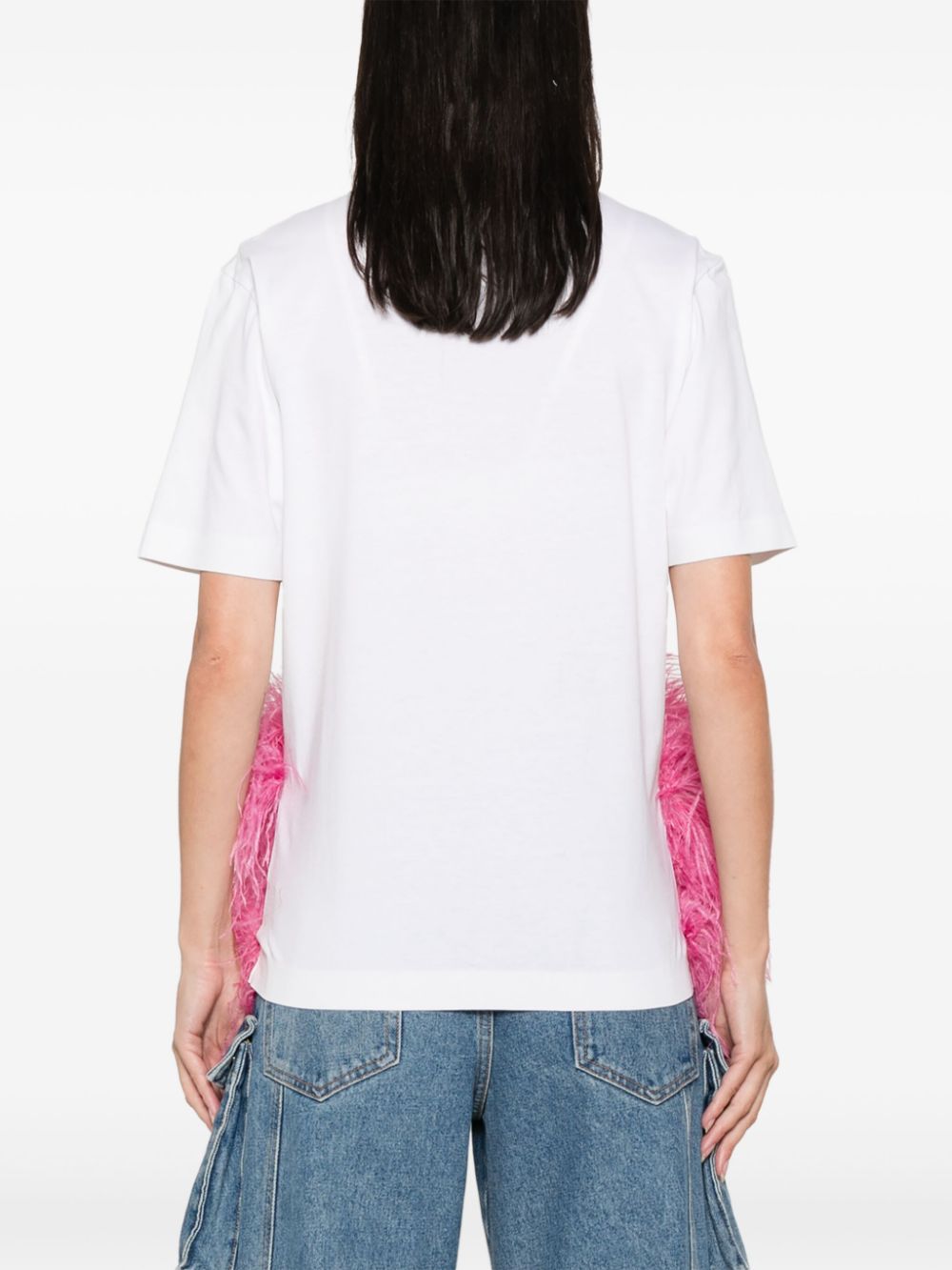 crystal-embellished T-shirt