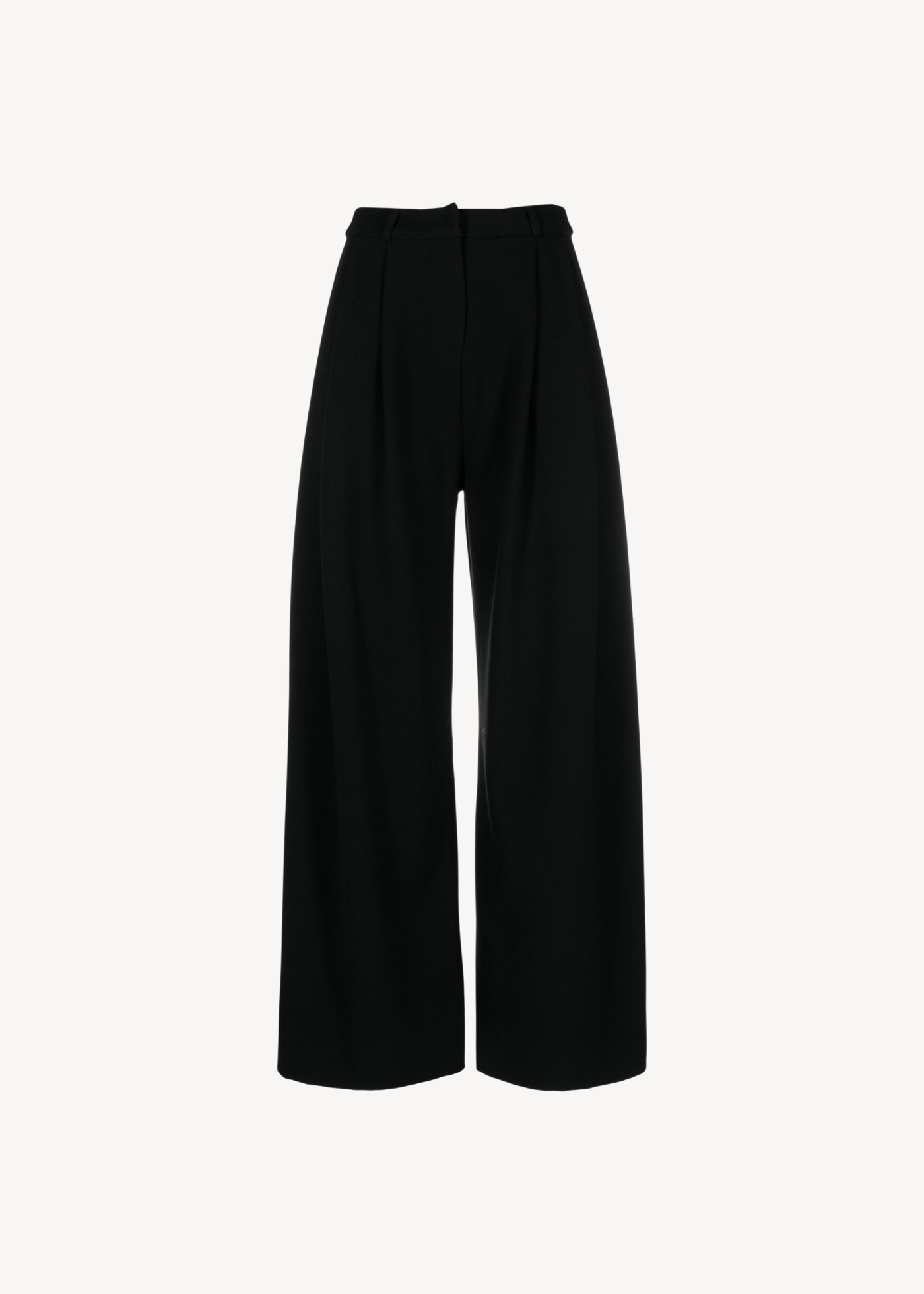 Pleat-detail palazzo pants