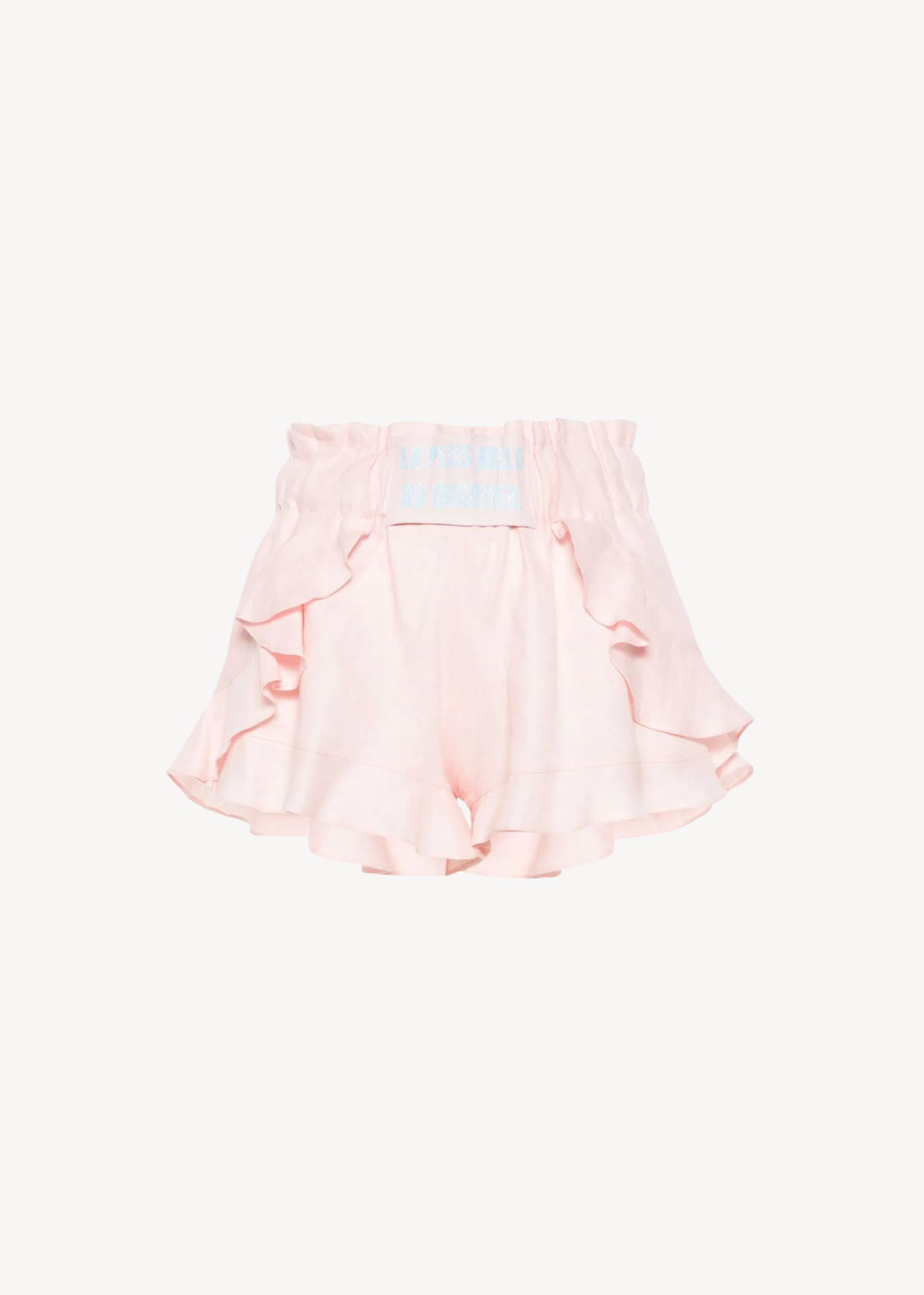 cotton ruffled shorts