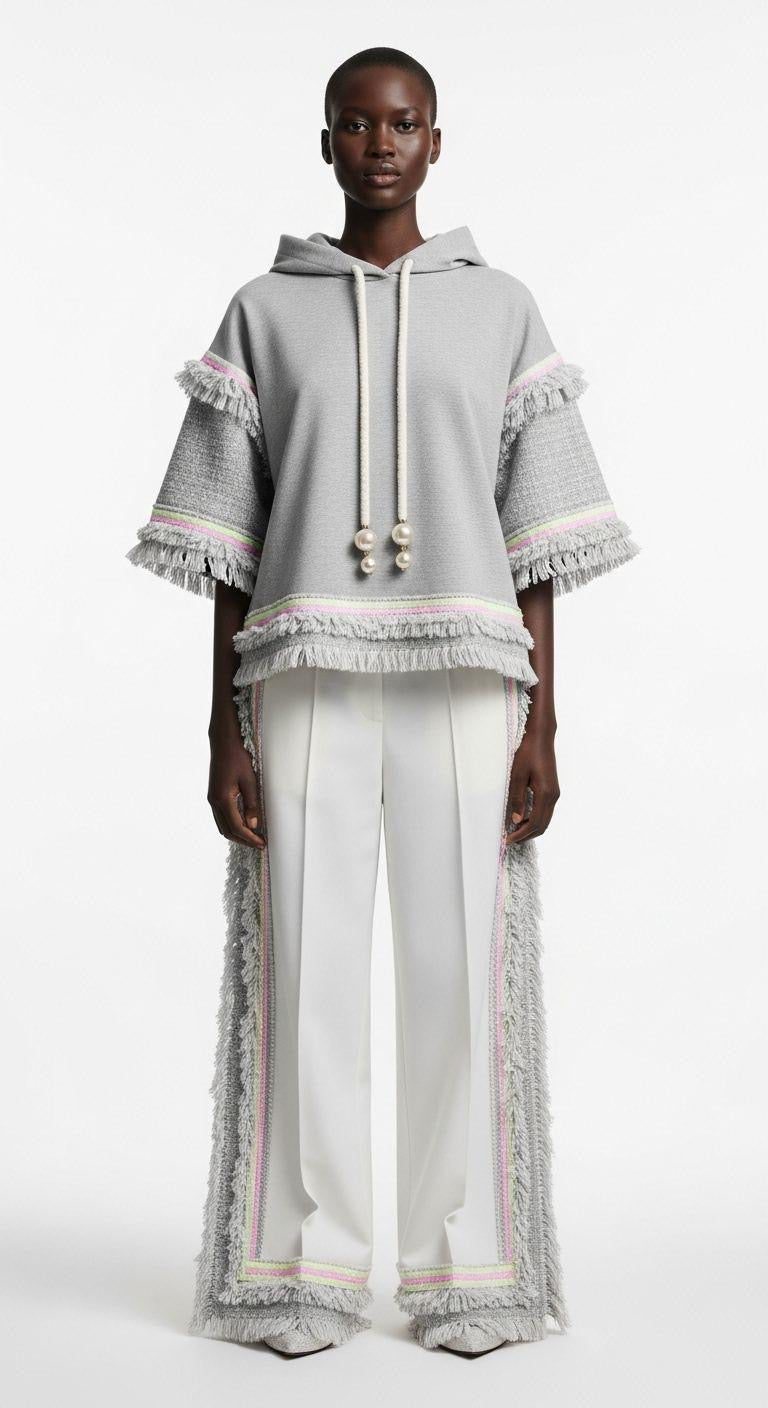 TWO-PIECE FRINGED SET