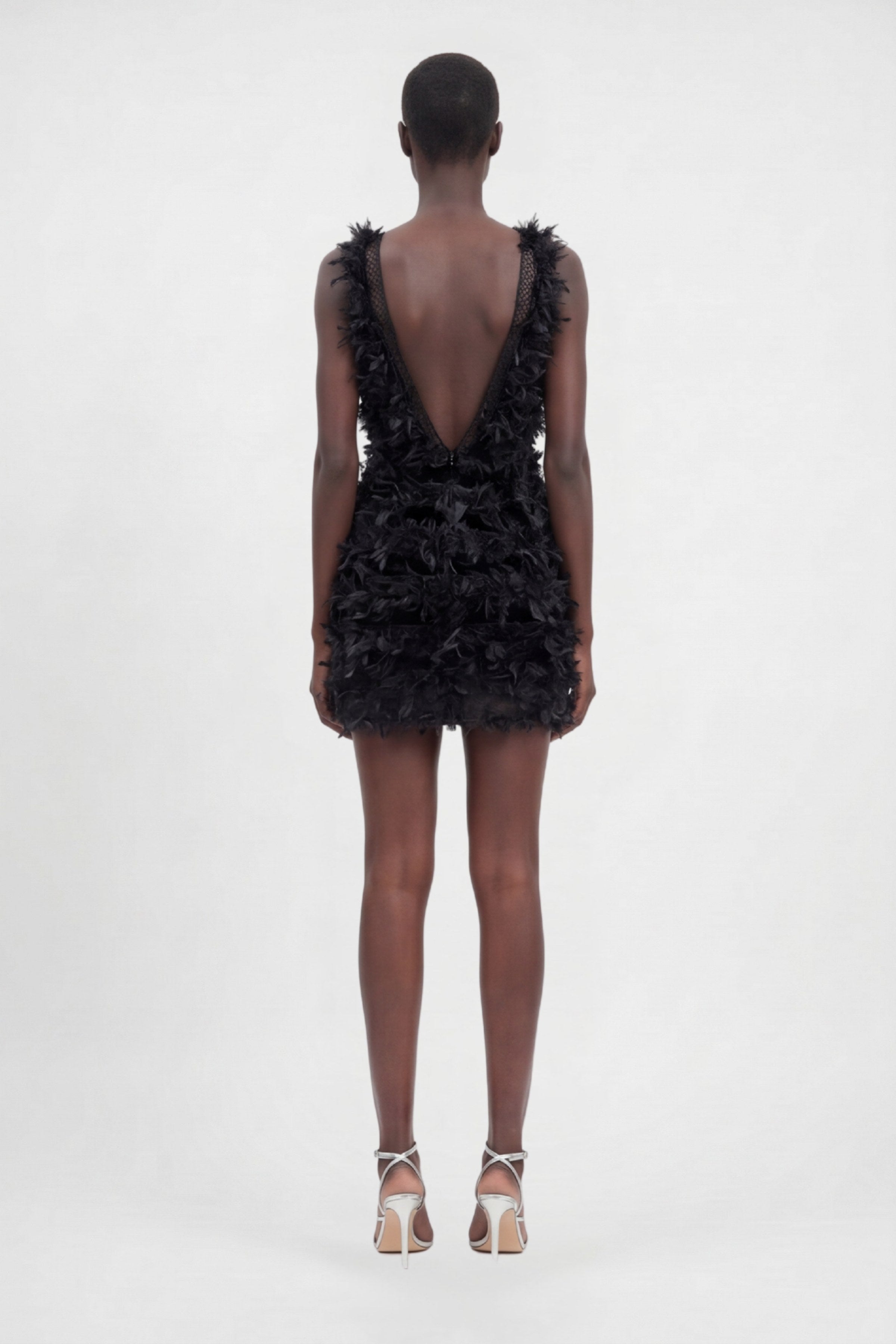 LOULOU Feathered Mini Dress - photo 5