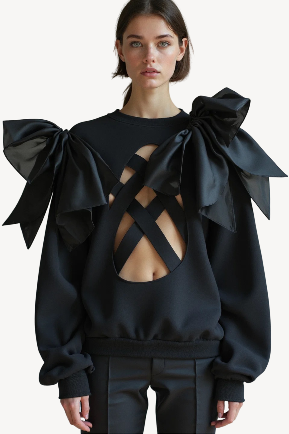 RÉVÉRENCE CUT-OUT SWEATSHIRT