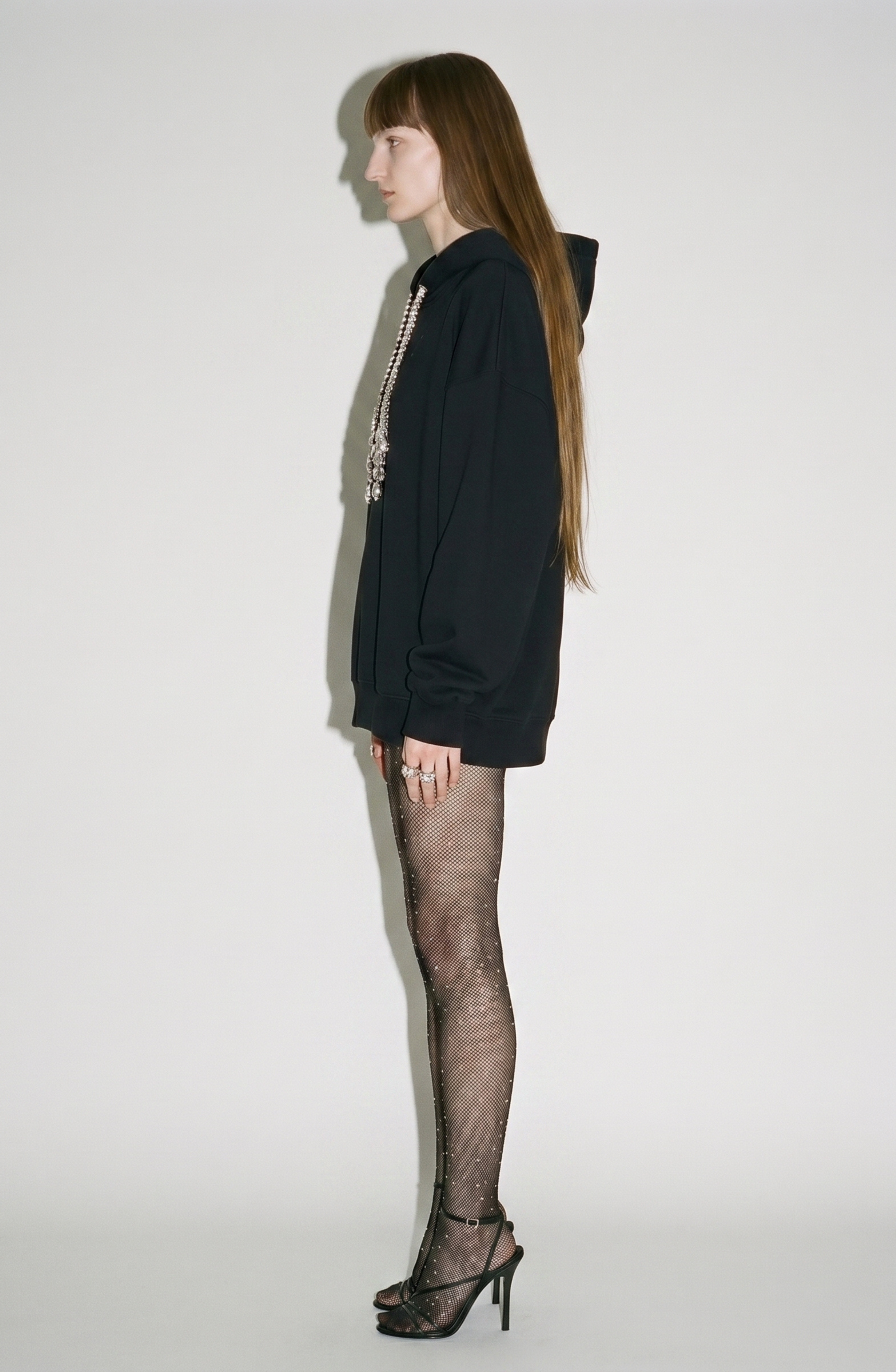 Crystal Drawstring Hoodie