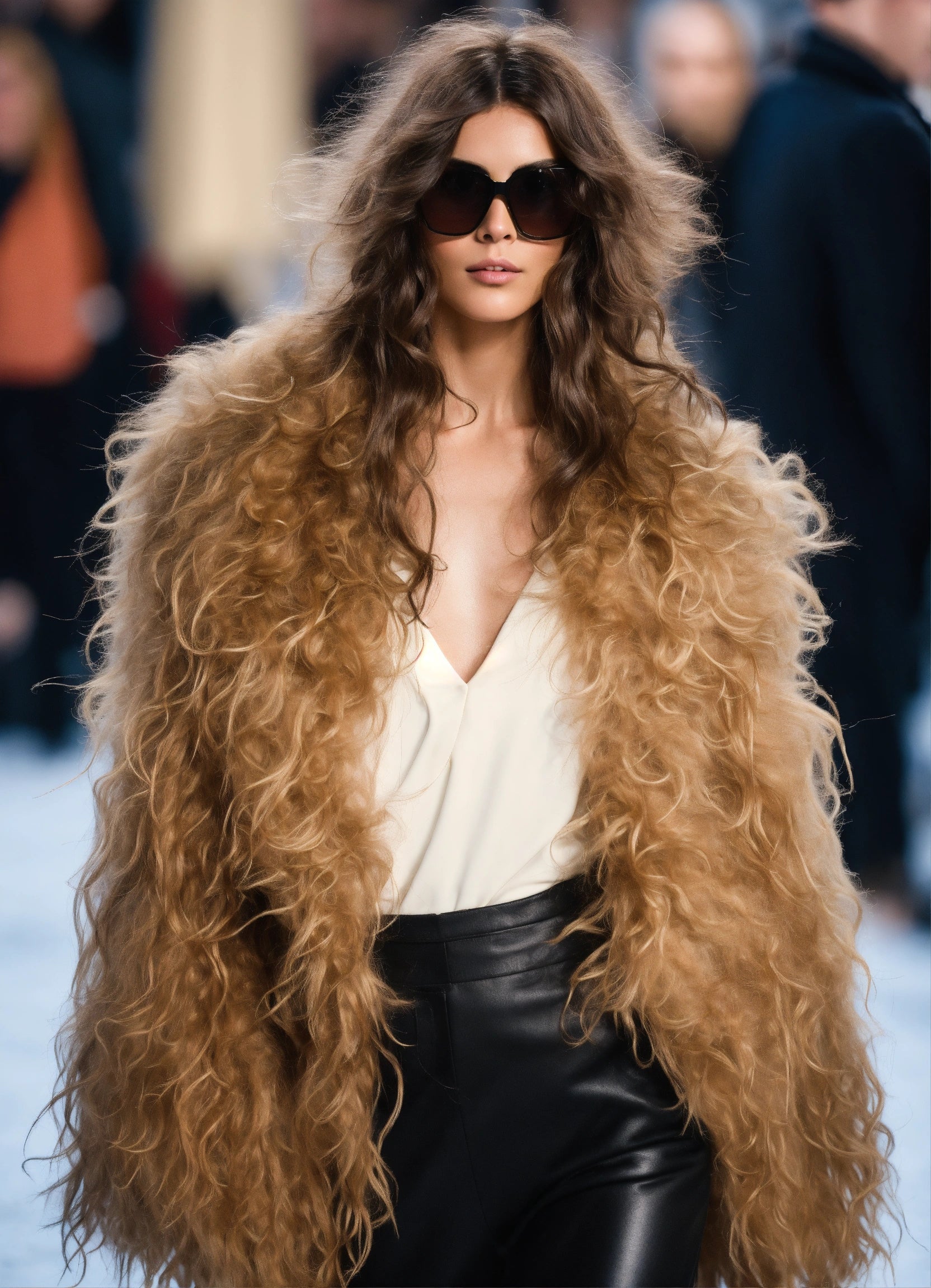 How to Fake It in Hollywood shearling jacket