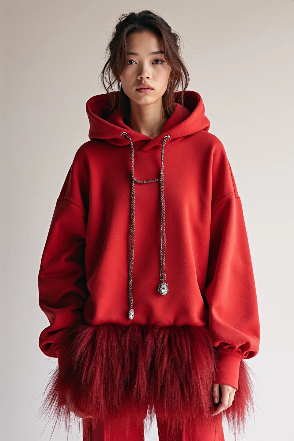 Red lip warning Hoodie