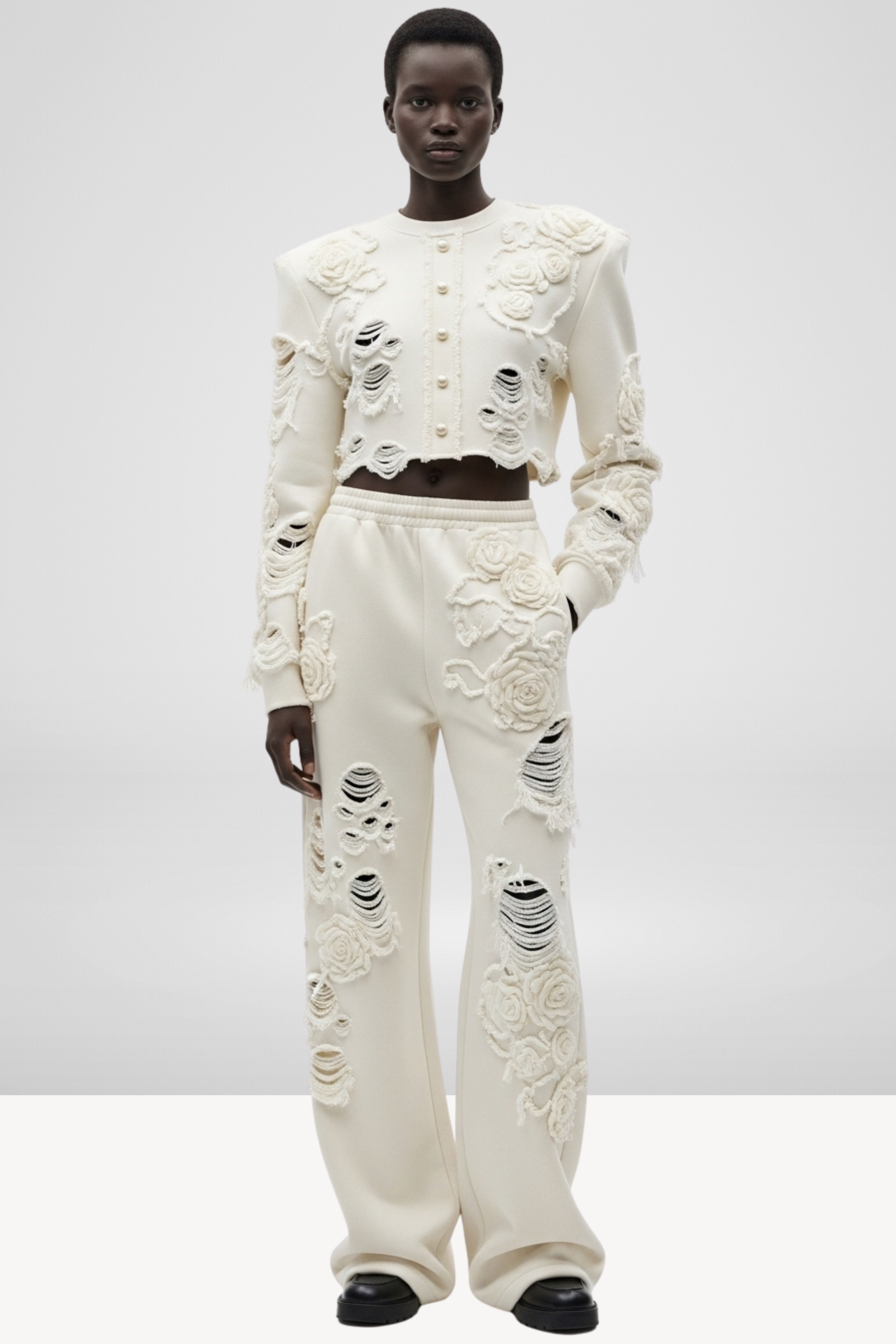 JACKET AND TROUSERS ENSEMBLE