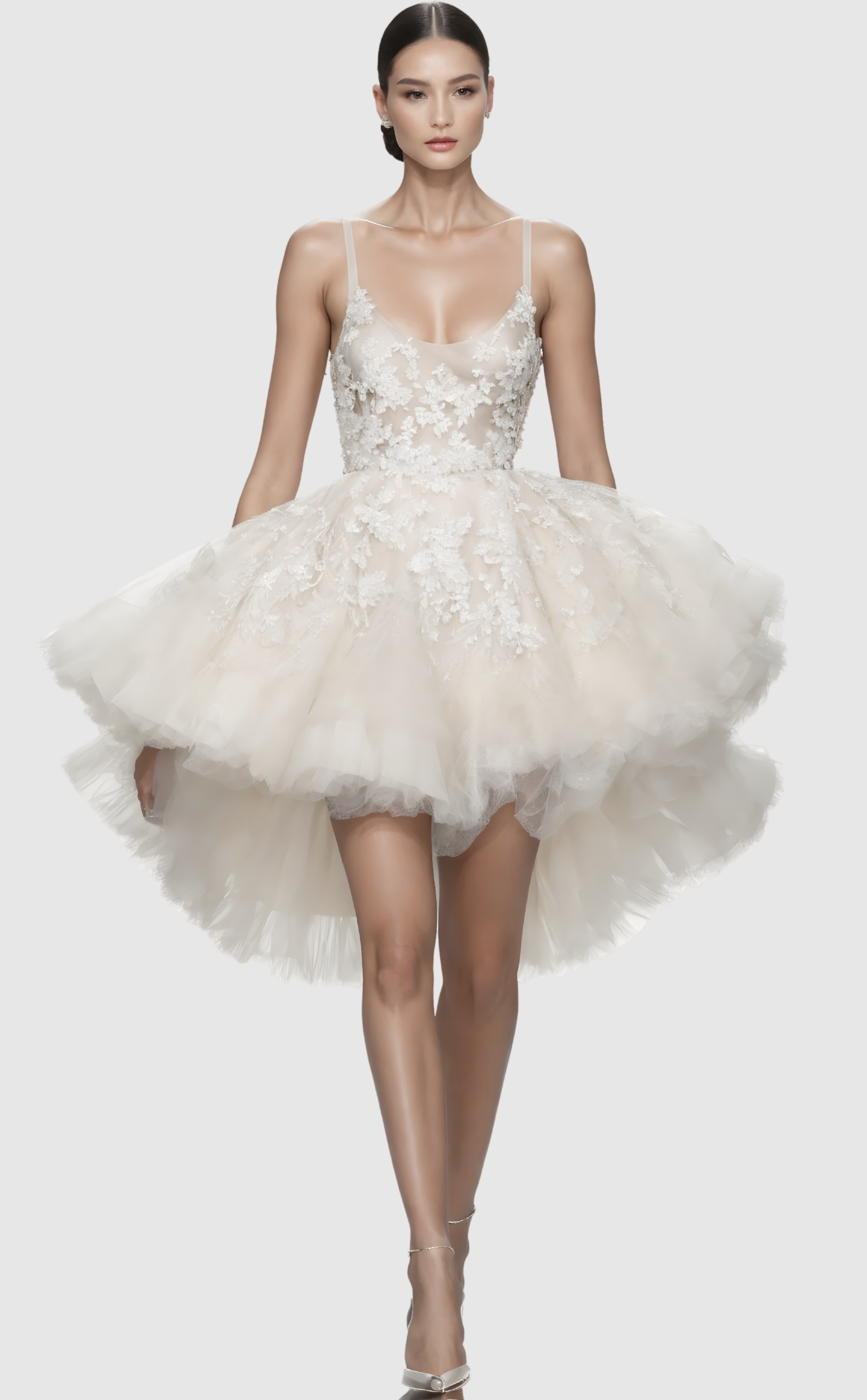 Bridal tulle dress