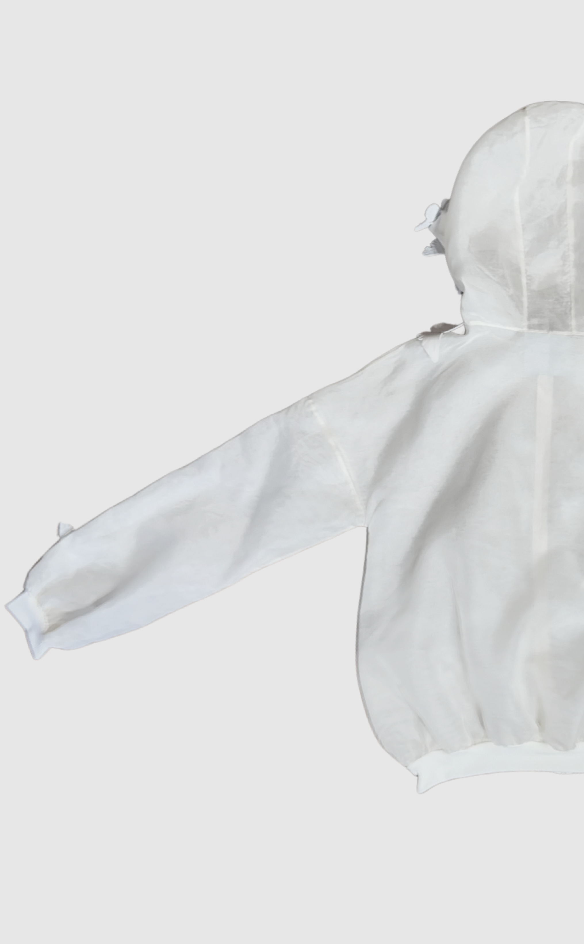 Madama Butterfly silk hoodie