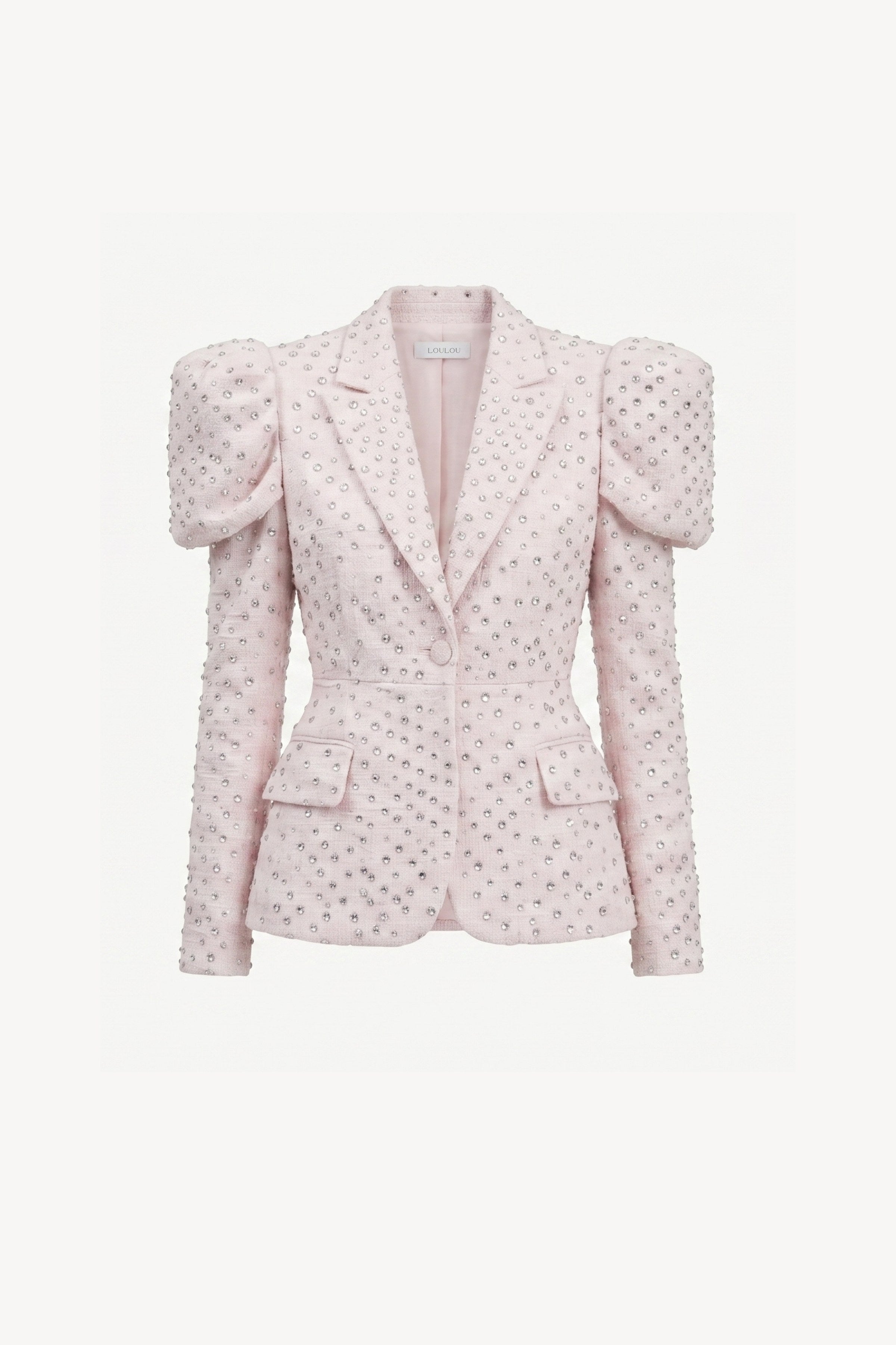 LOULOU Crystal Tweed Blazer - photo 1