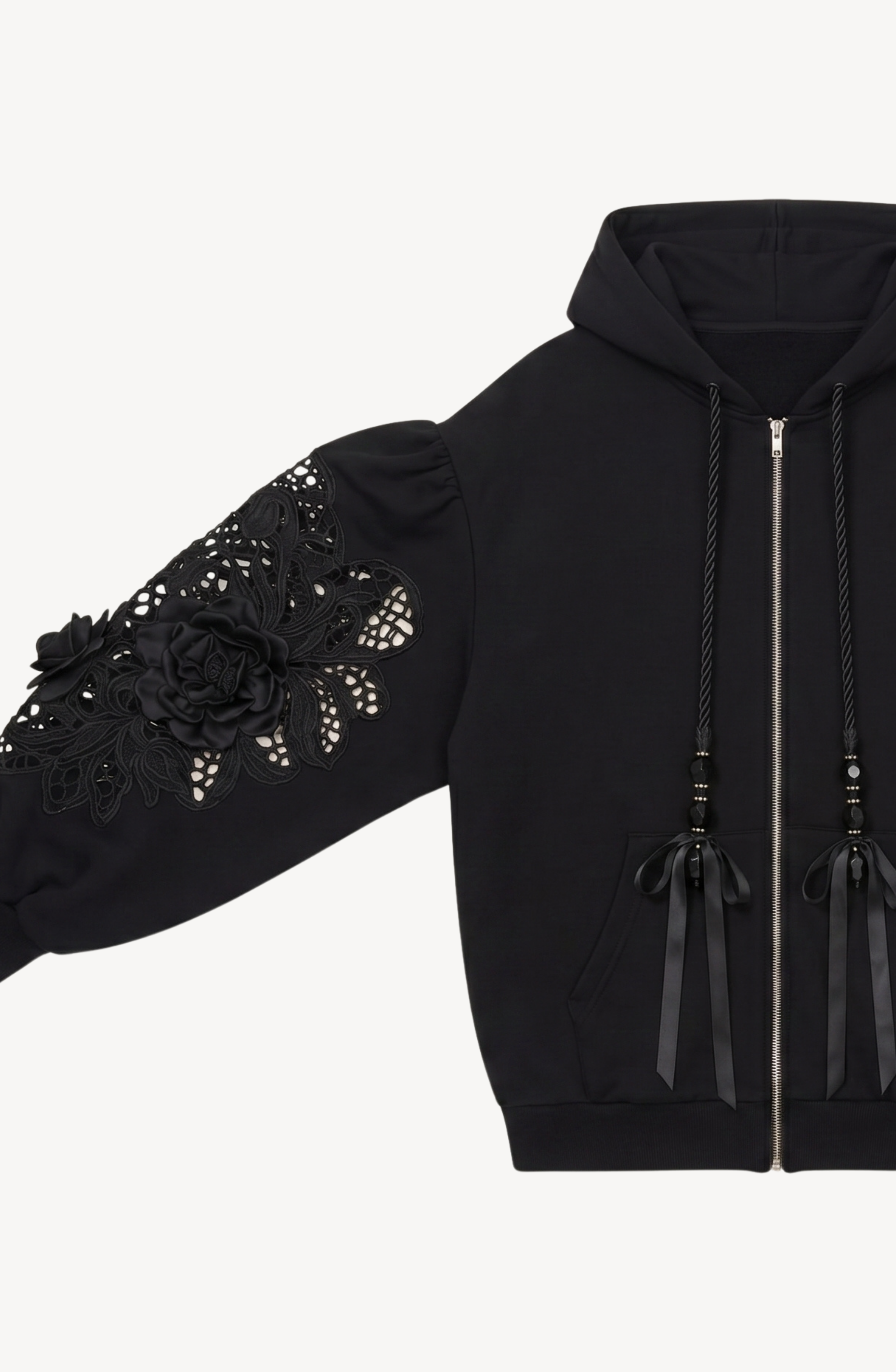 LOULOU Midnight Rose Hoodie - photo 7