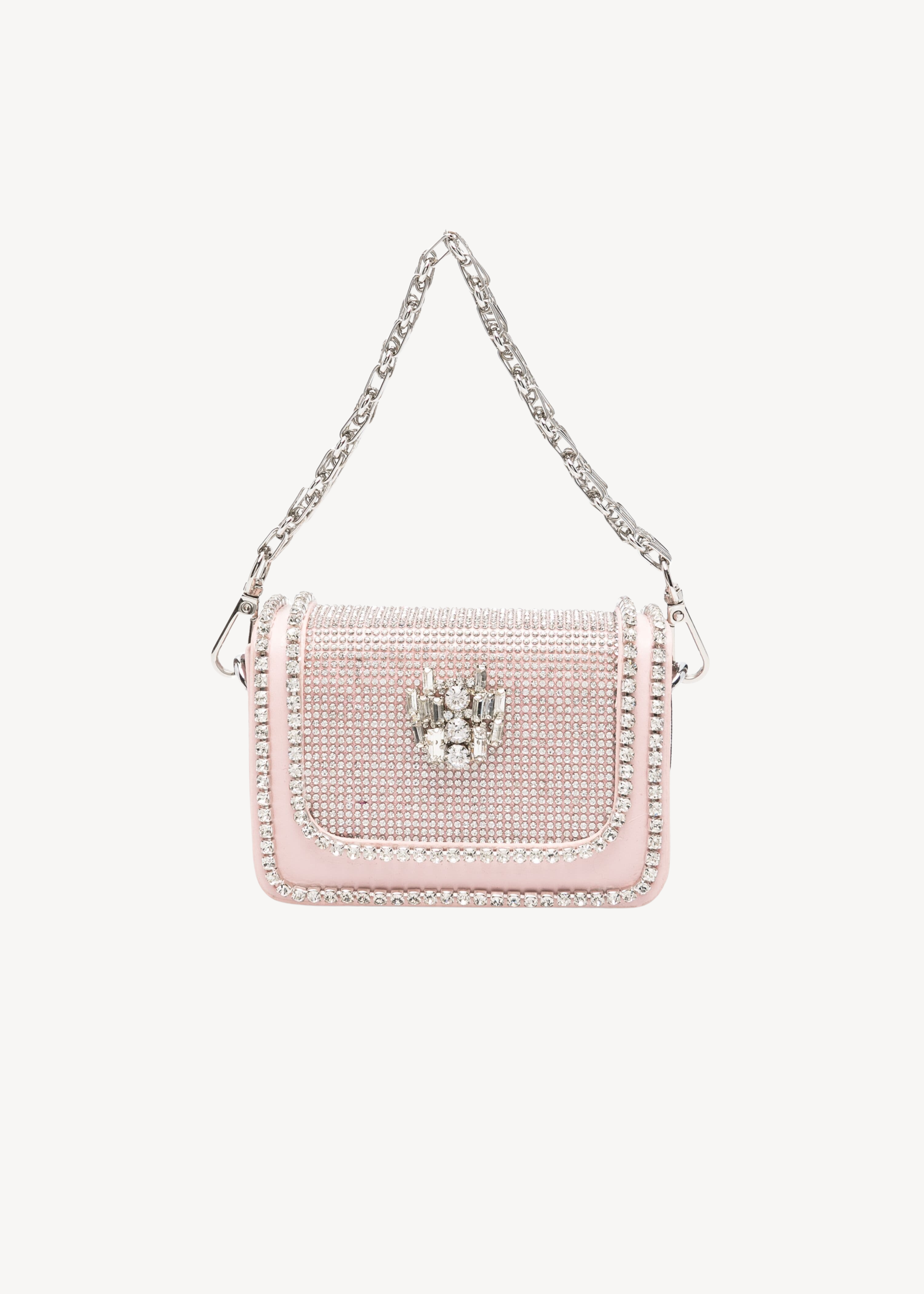 crystal-embellished mini bag