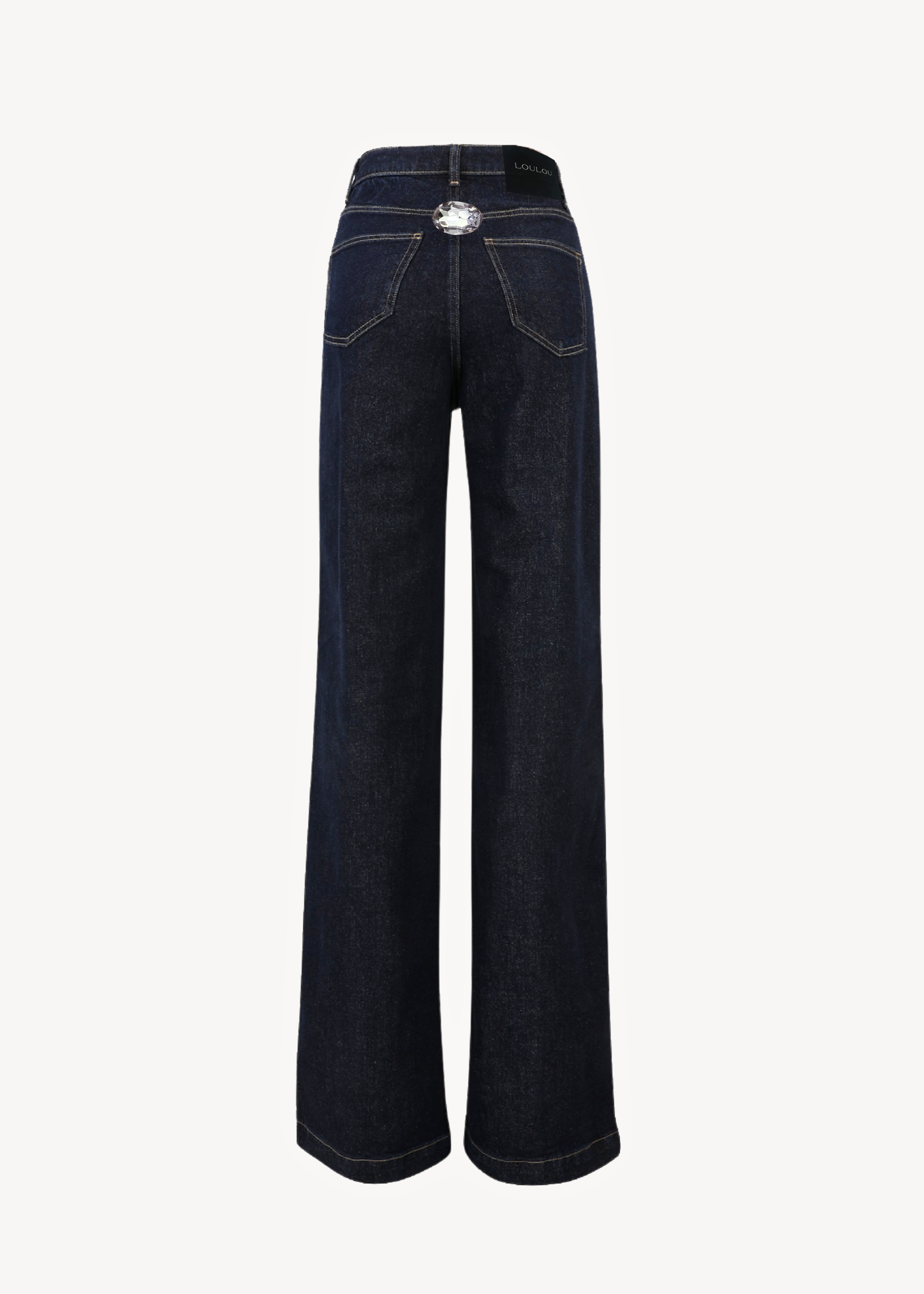 High-rise wide-leg jeans