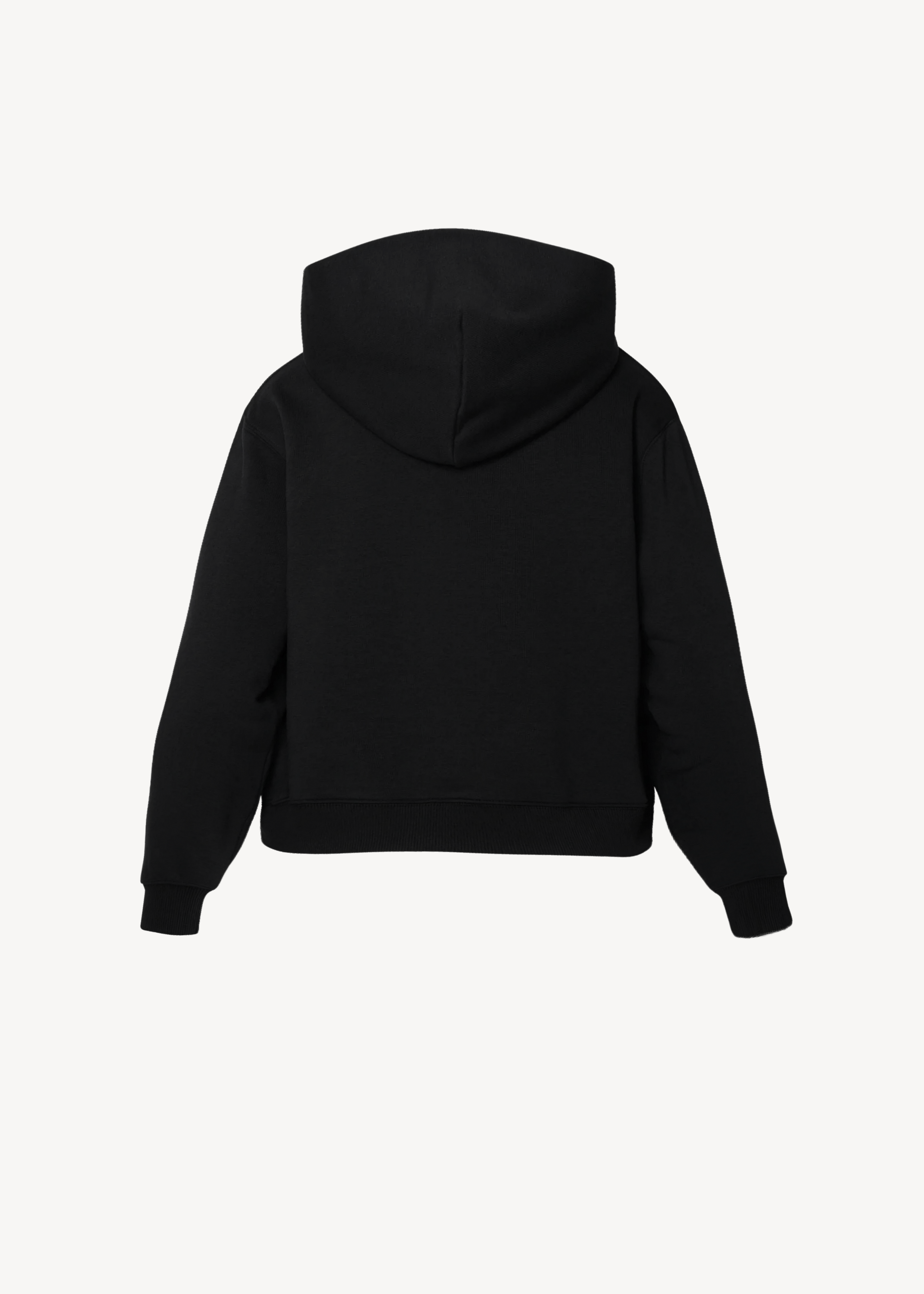 HOODED CUTOUT SWEATSHIRT