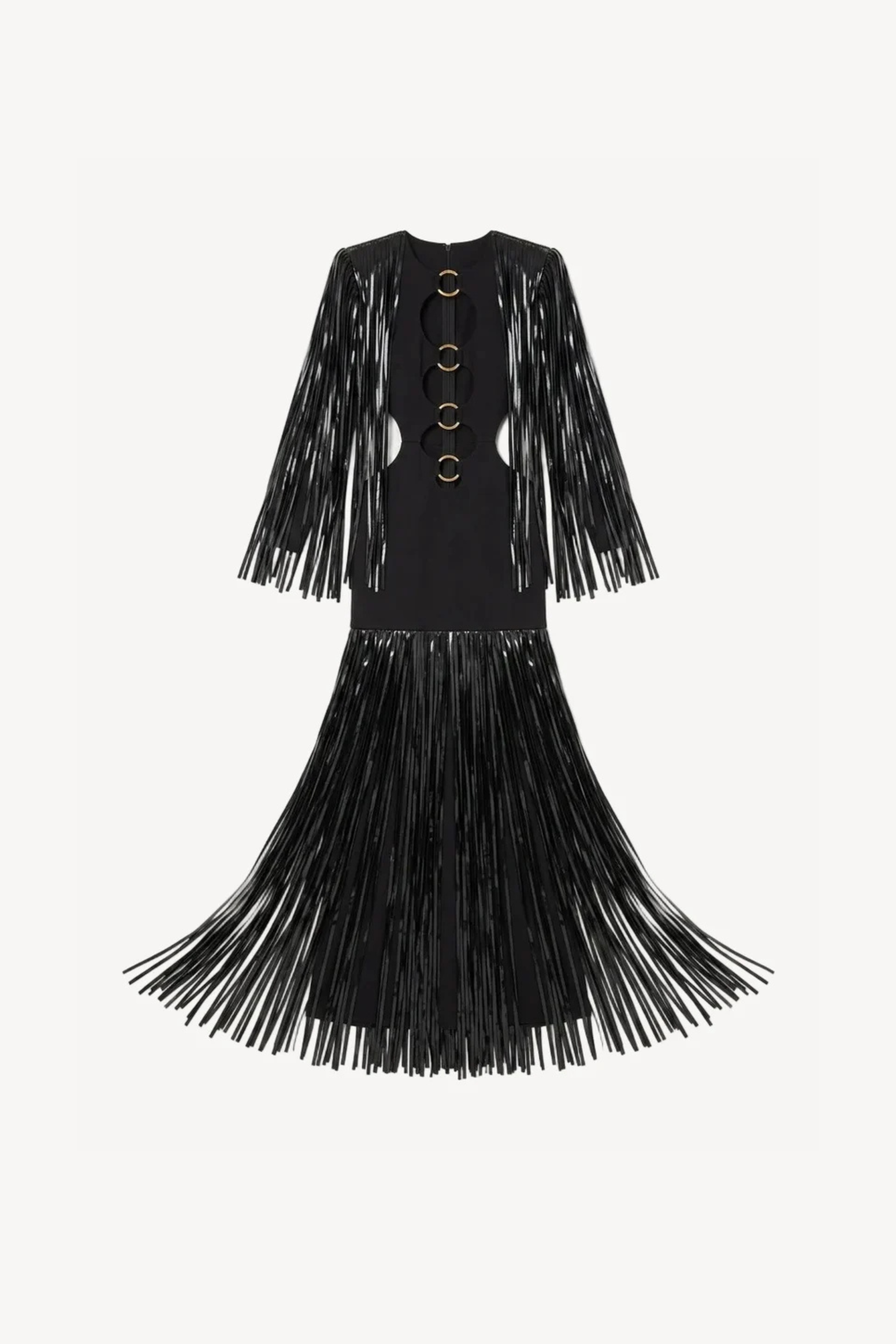Fringed Maxi Dress