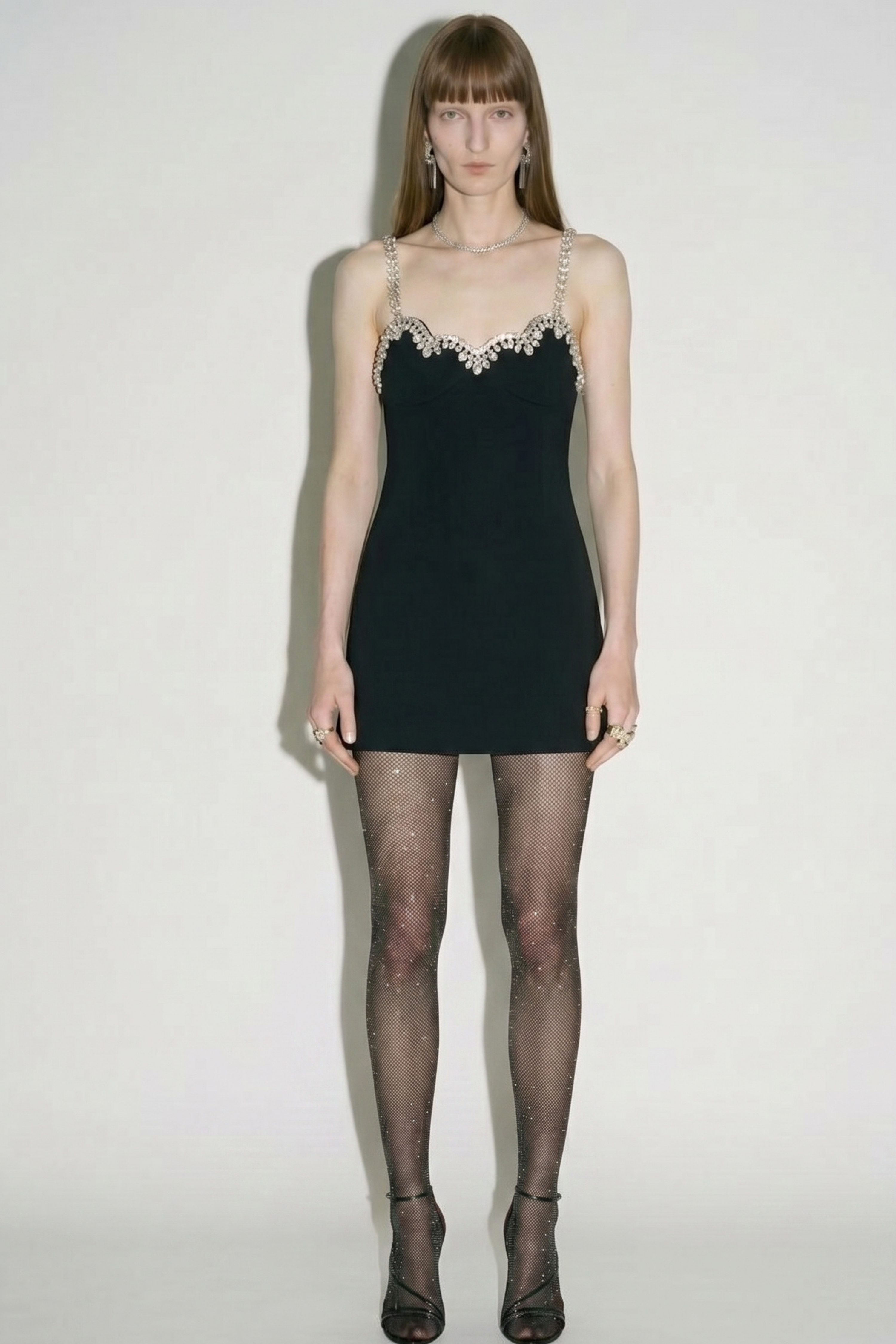 Crystal Bustier Mini Dress
