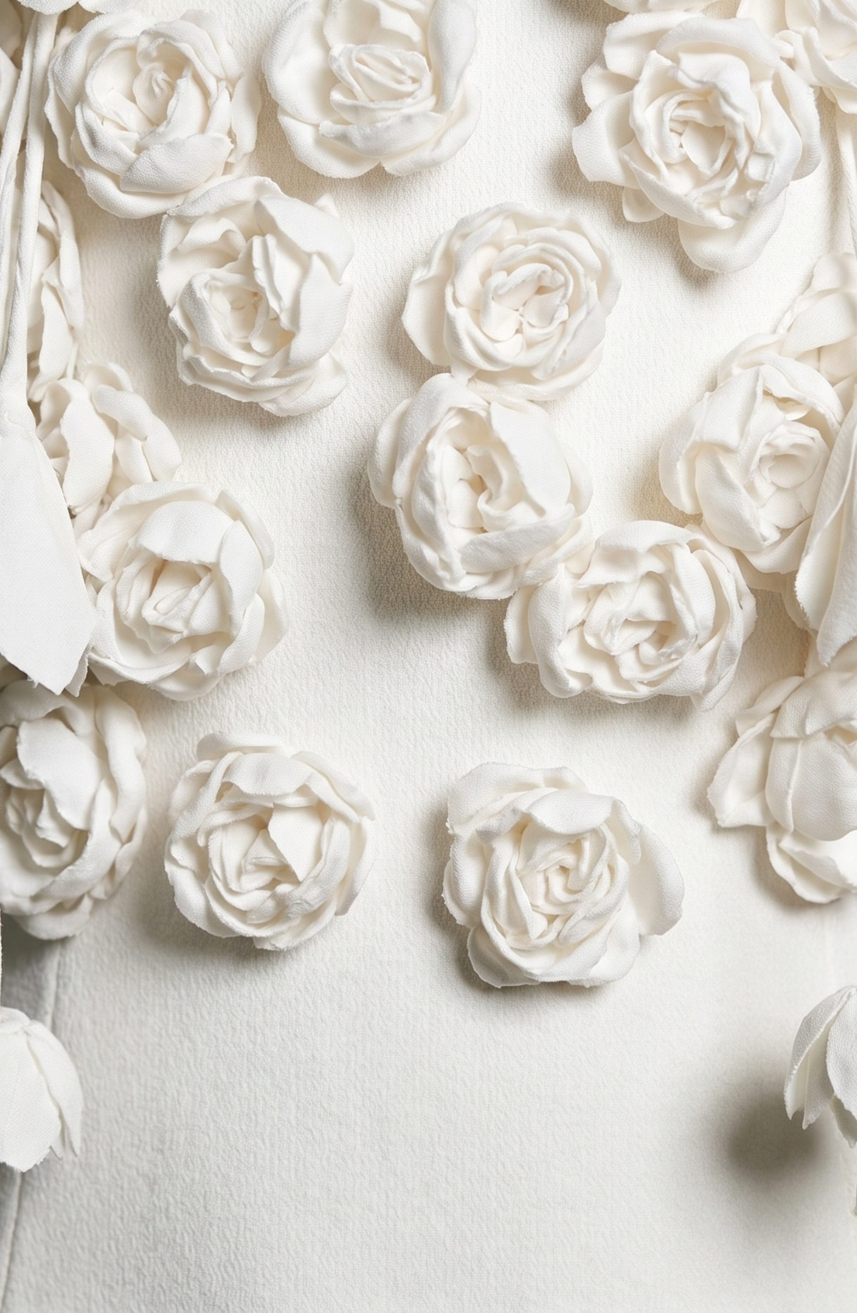 Ivory Rose Mini Dress | LOULOU.