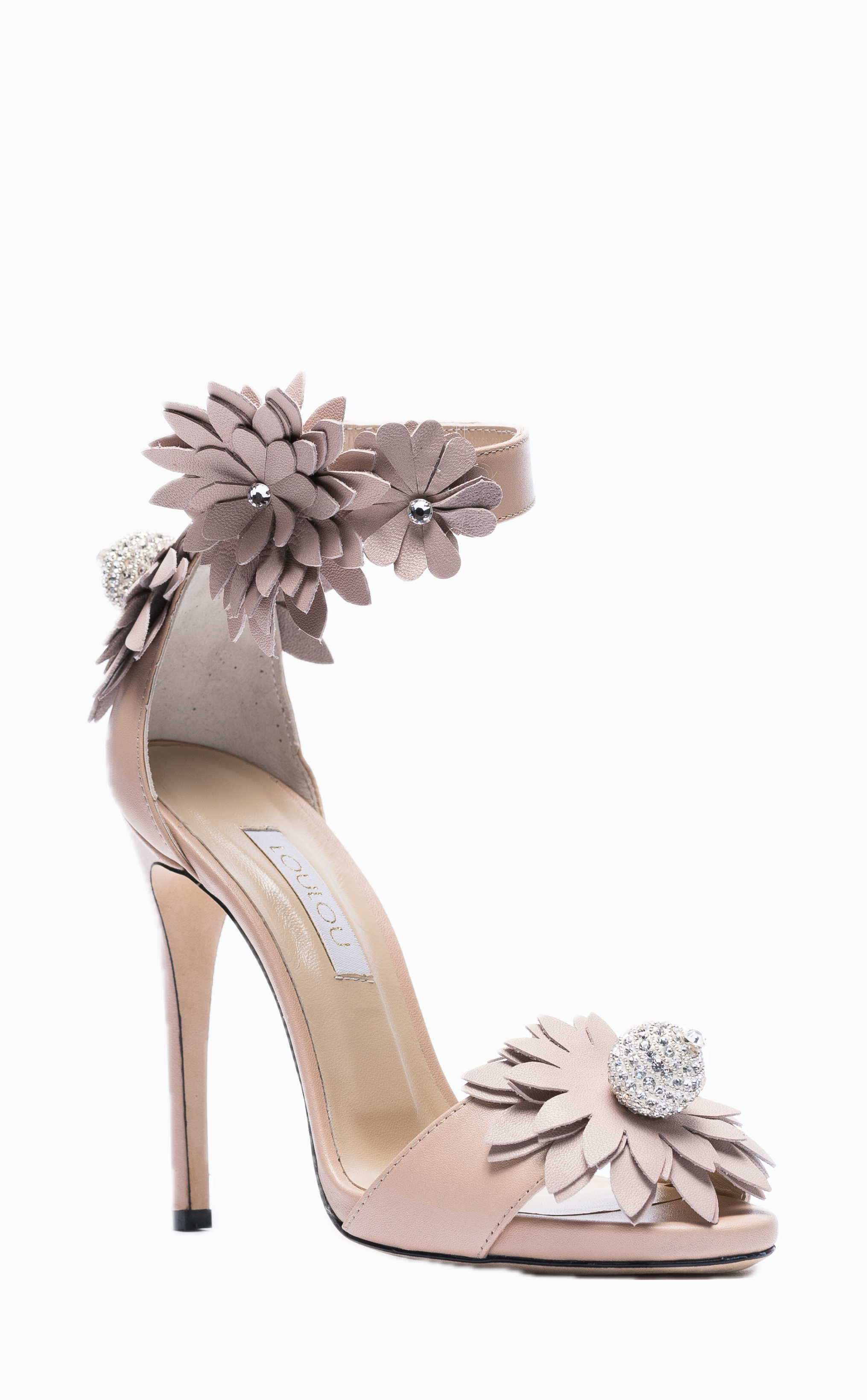 Rosa bloom glitter sandals