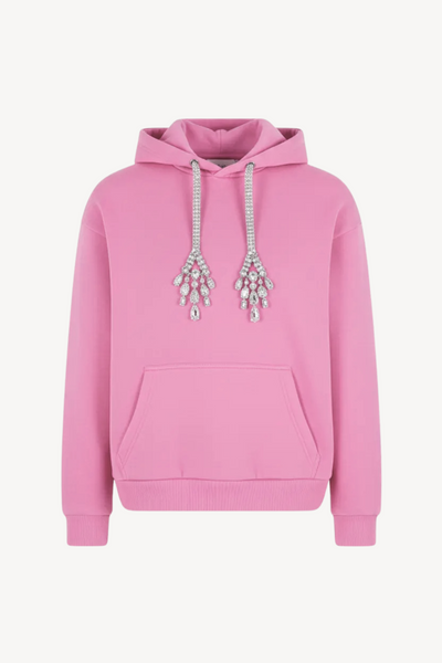 CRYSTAL DRAWSTRING HOODIE
