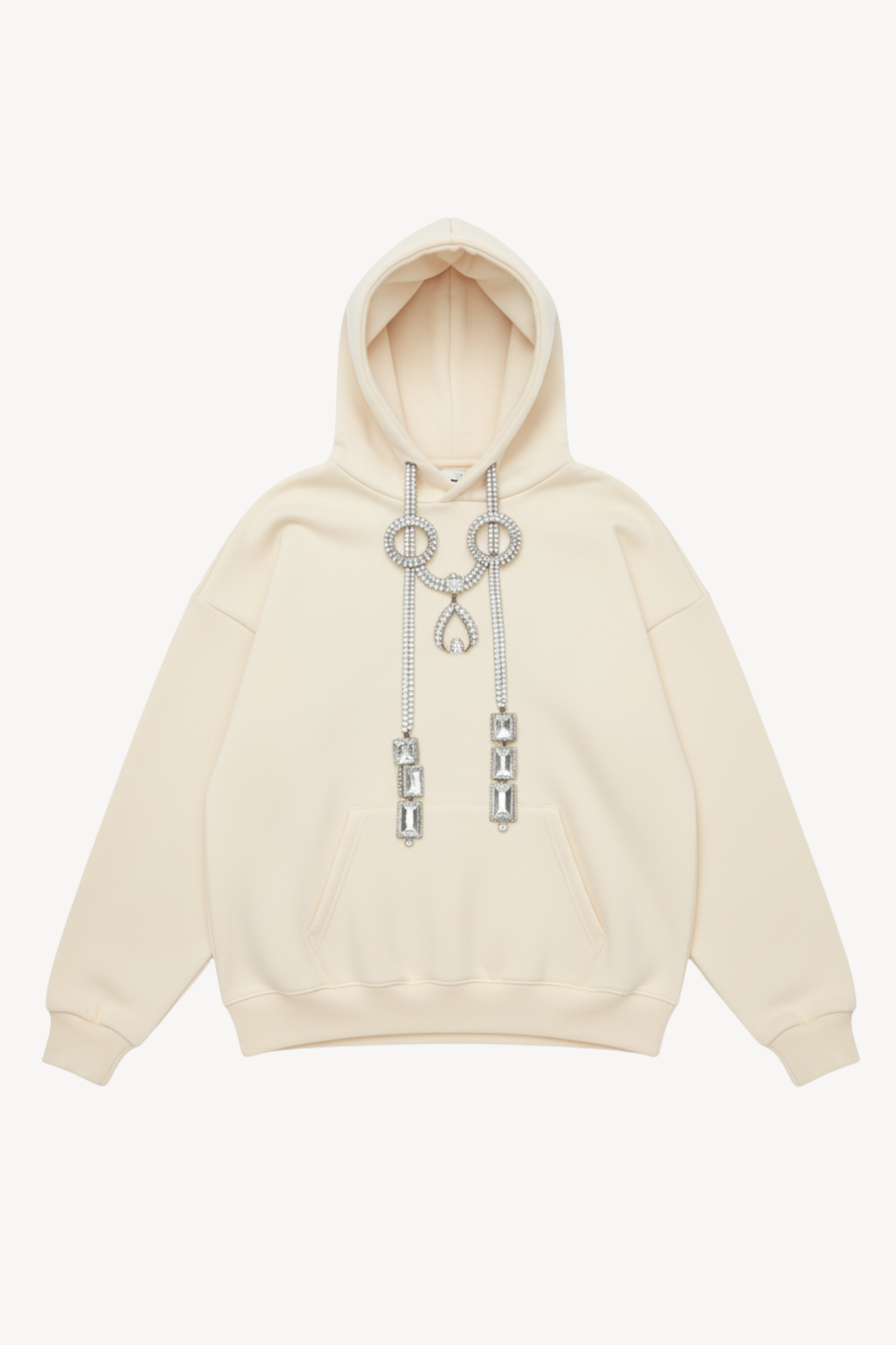 CRYSTAL DRAWSTRING HOODIE