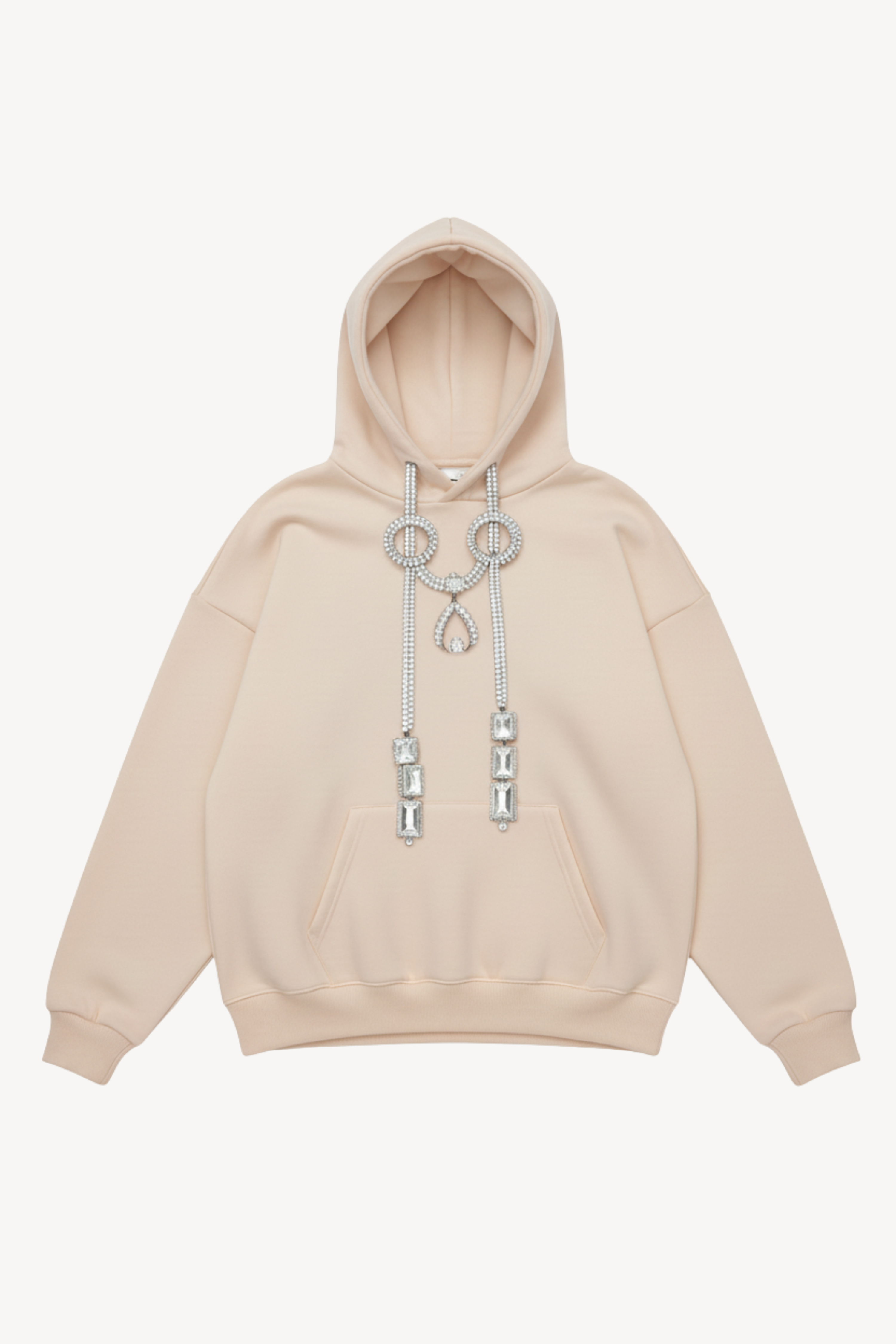 CRYSTAL DRAWSTRING HOODIE