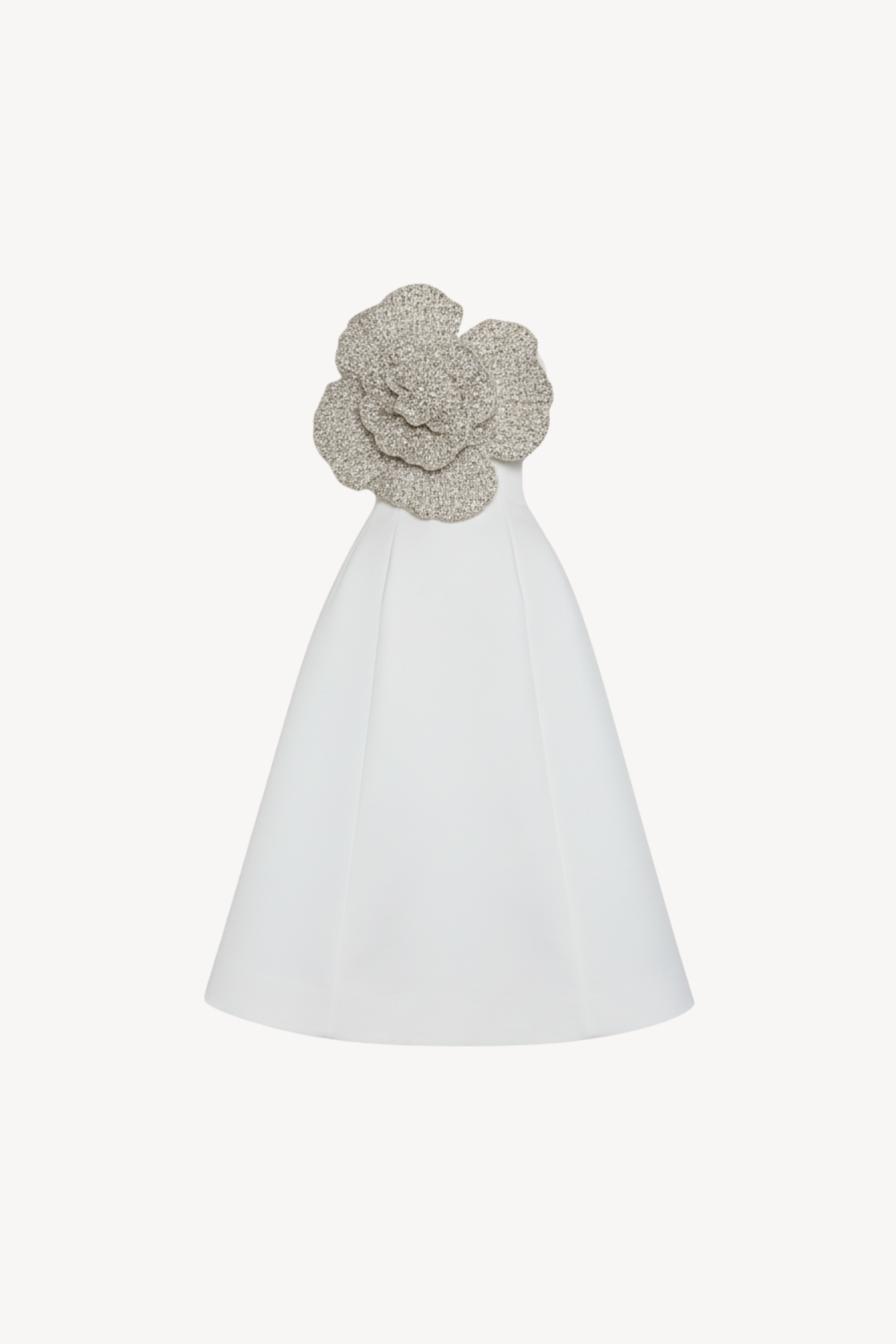 CRYSTAL ORCHID STRAPLESS DRESS